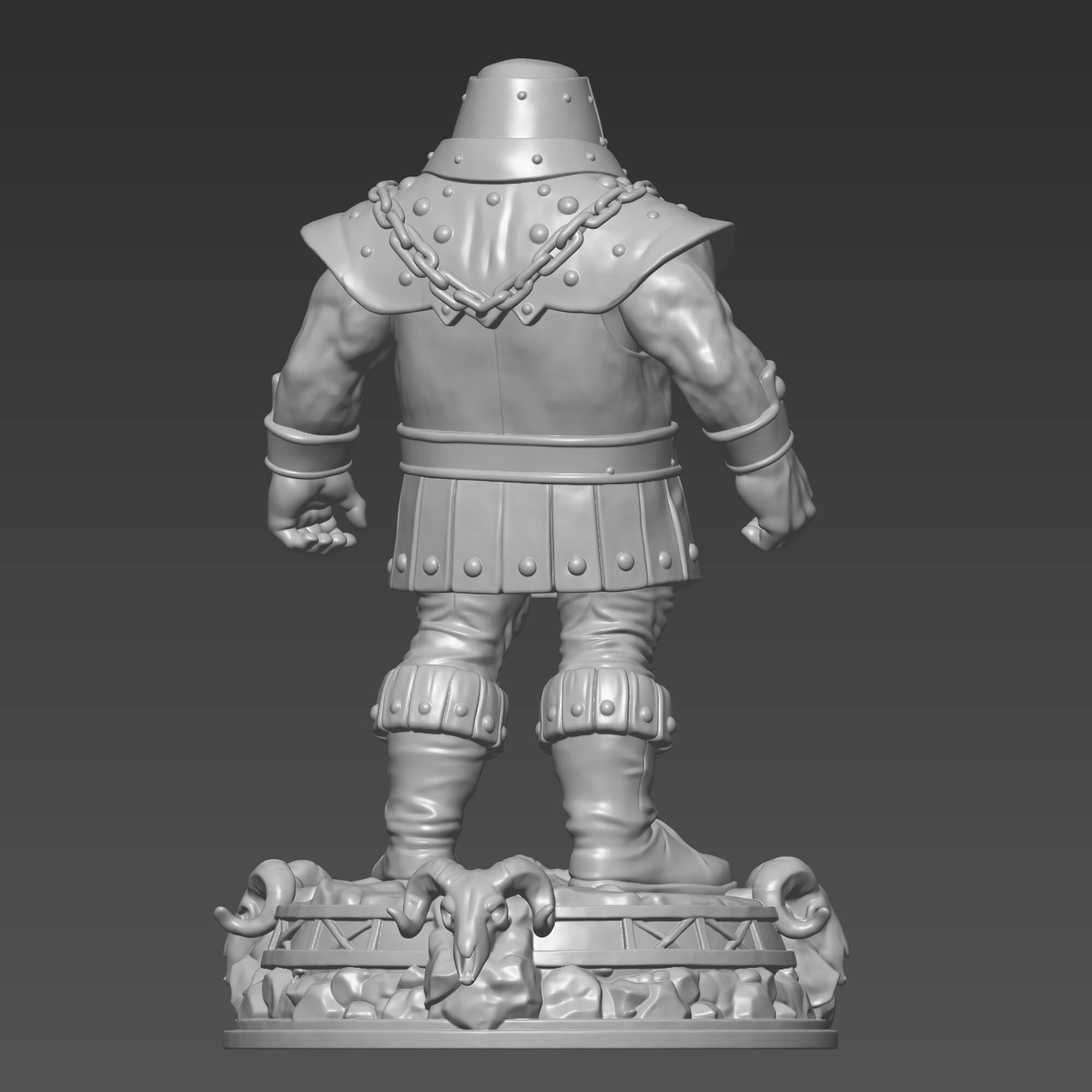 HeMan RamMan STL File Masters of the Universe 3D Model