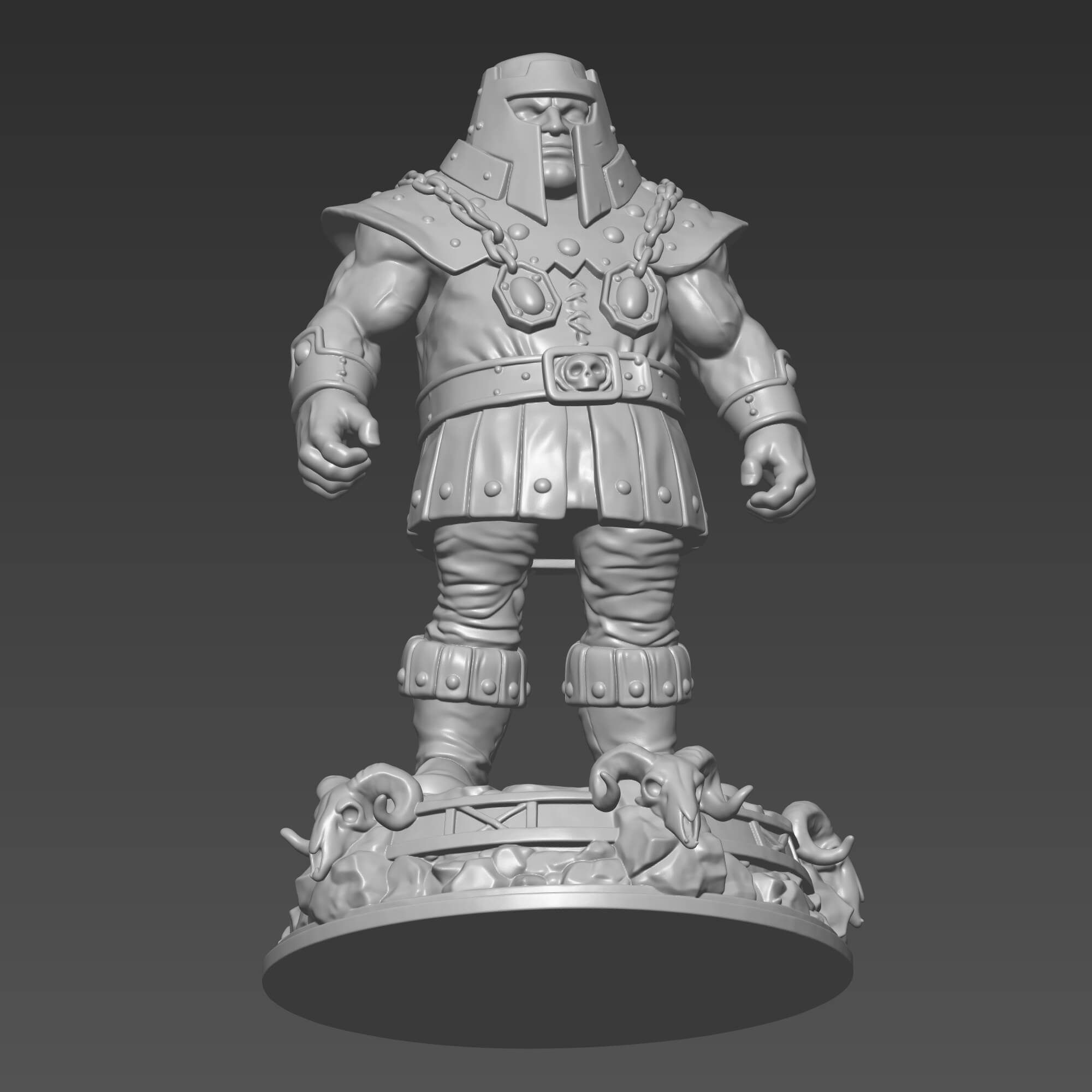 HeMan RamMan STL File Masters of the Universe 3D Model