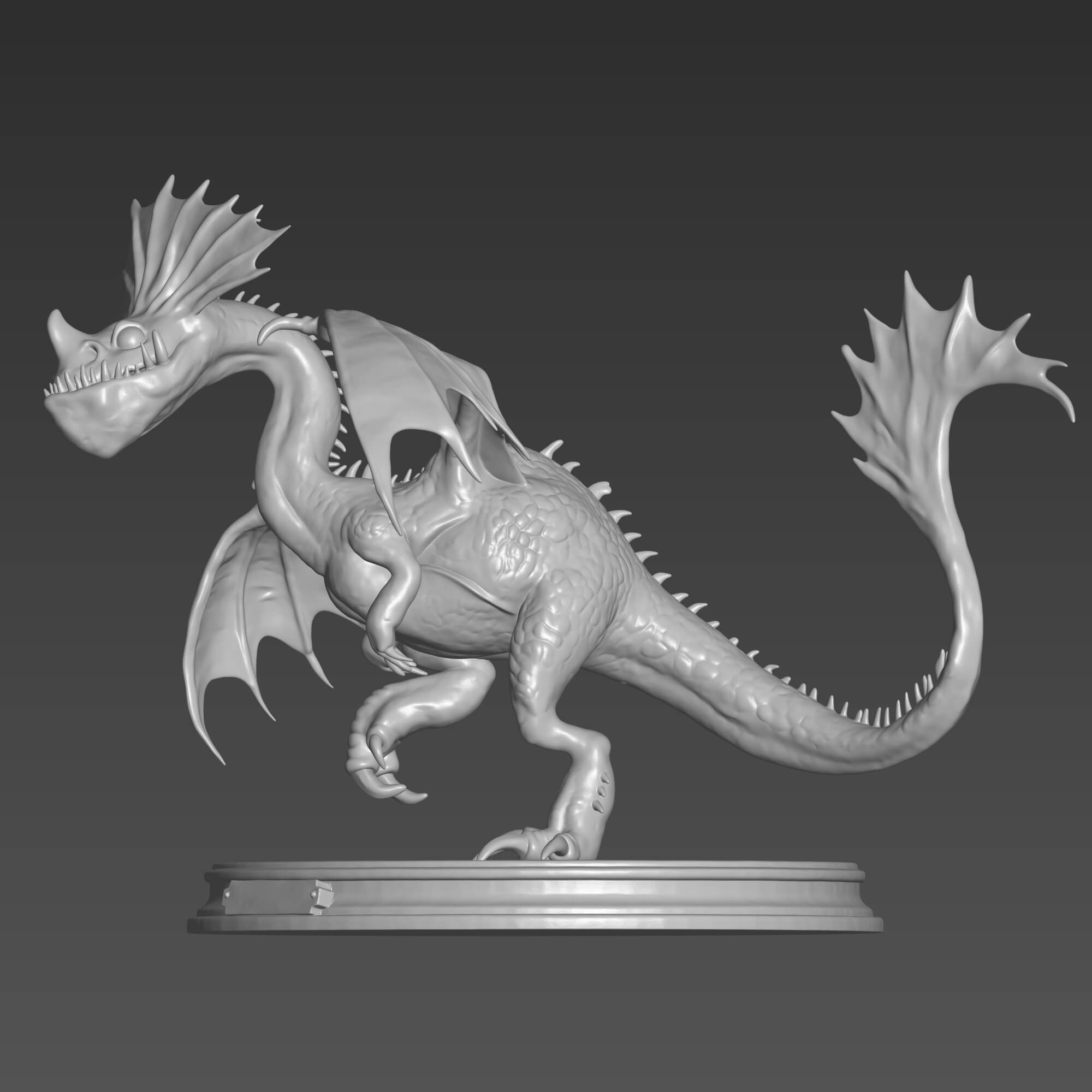 Hobblegrunt Dragon 3D STL File for 3D Printing 3D Model