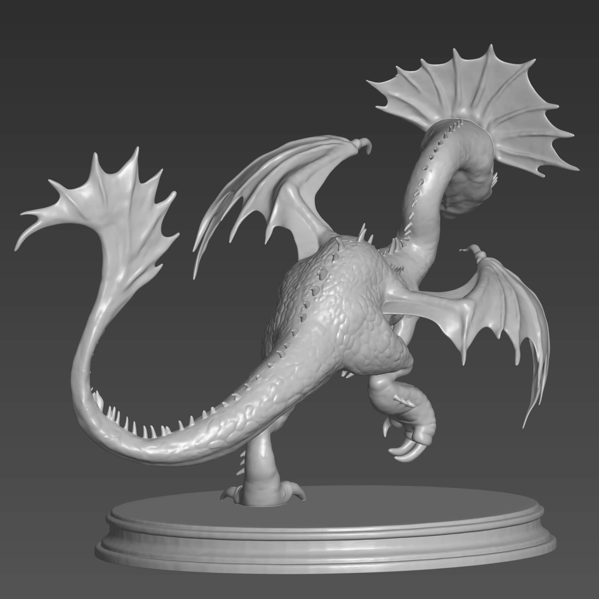 Hobblegrunt Dragon 3D STL File for 3D Printing 3D Model