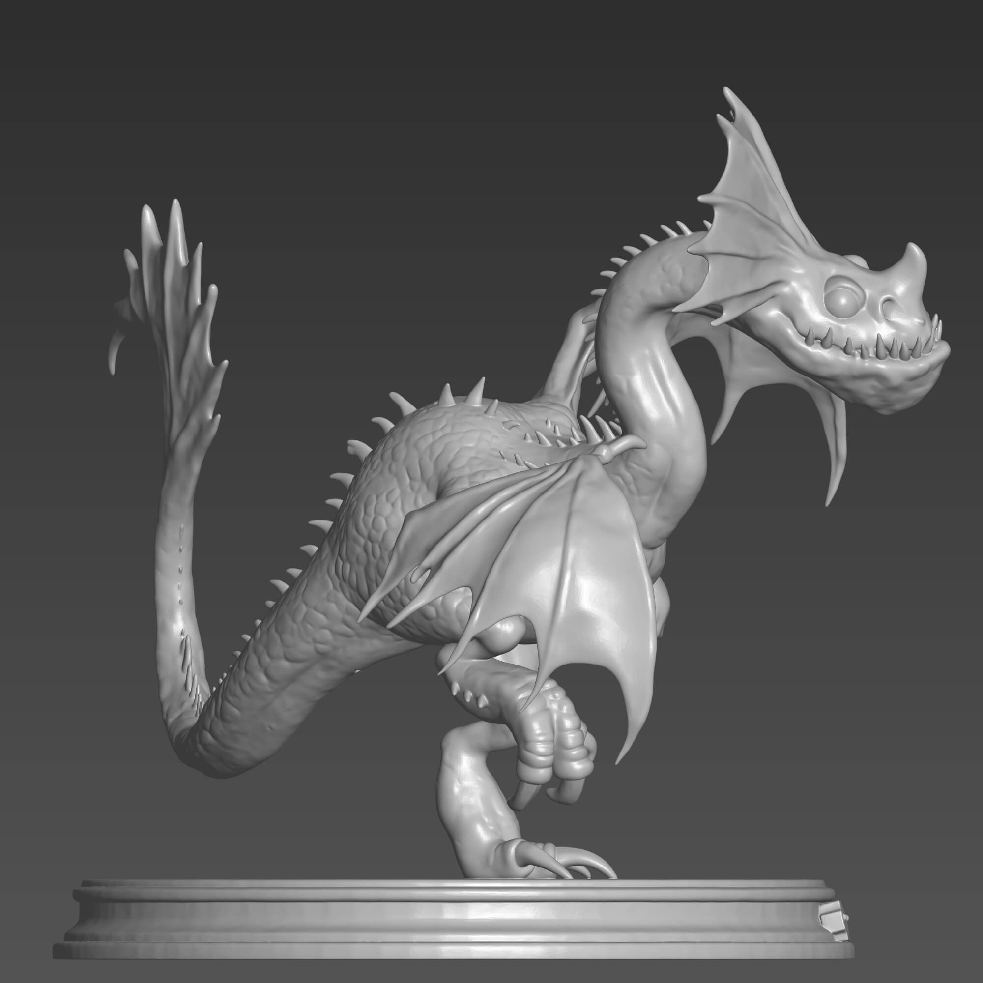Hobblegrunt Dragon 3D STL File for 3D Printing 3D Model