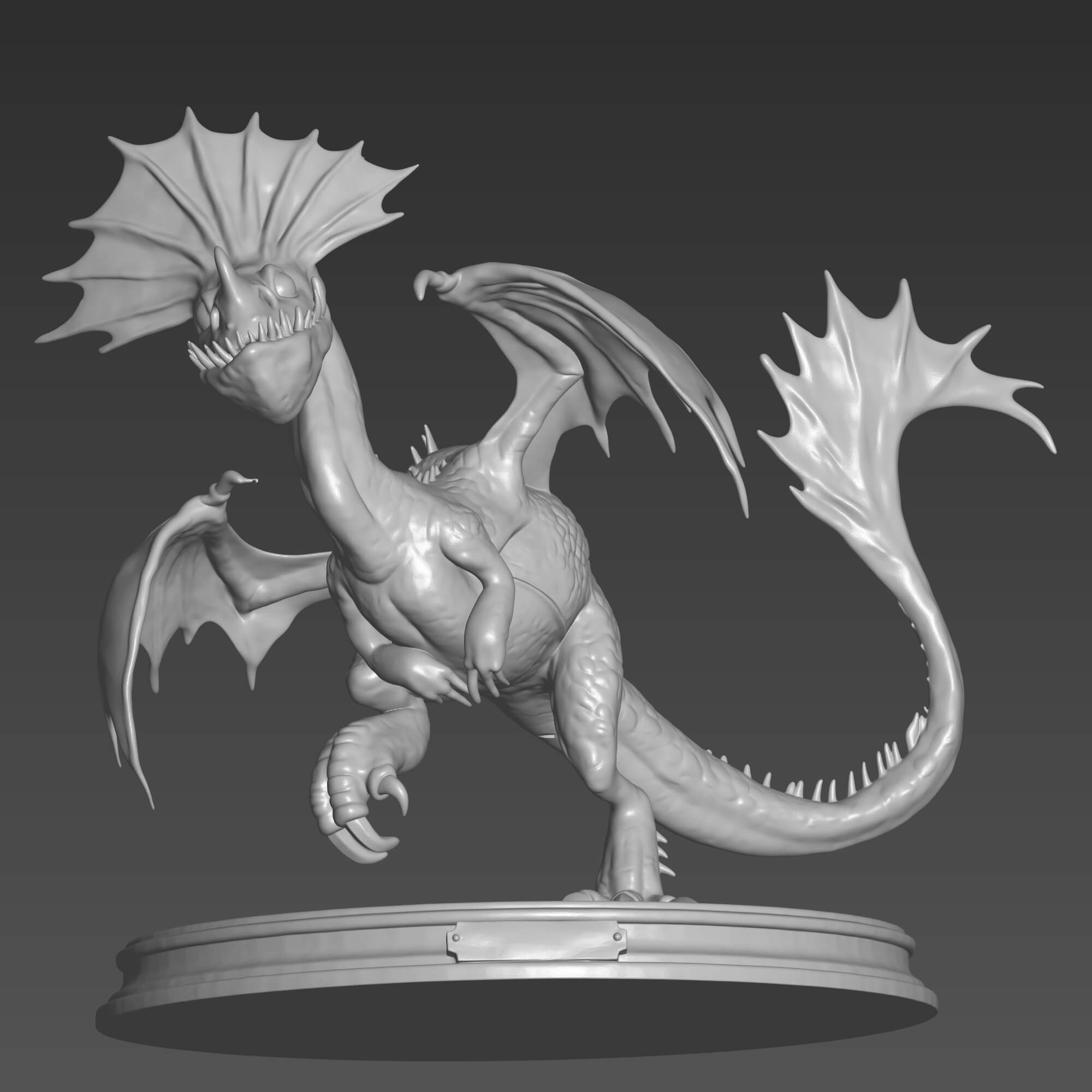 Hobblegrunt Dragon 3D STL File for 3D Printing 3D Model