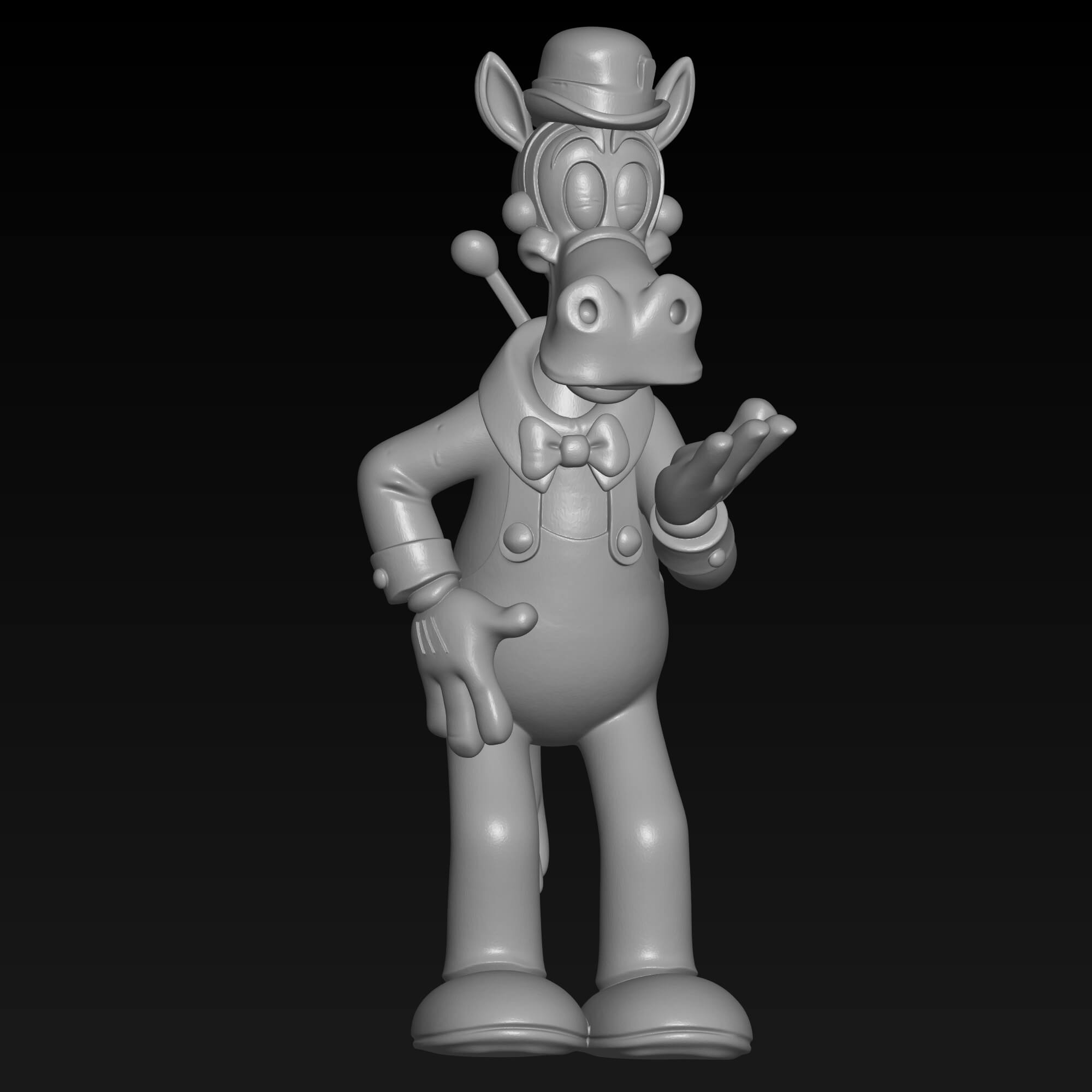 Horace Horsecollar Classic Disney Retro 3d Print STL File 3D Model