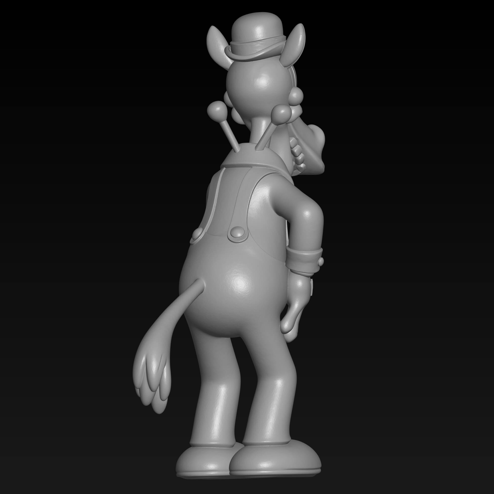 Horace Horsecollar Classic Disney Retro 3d Print STL File 3D Model
