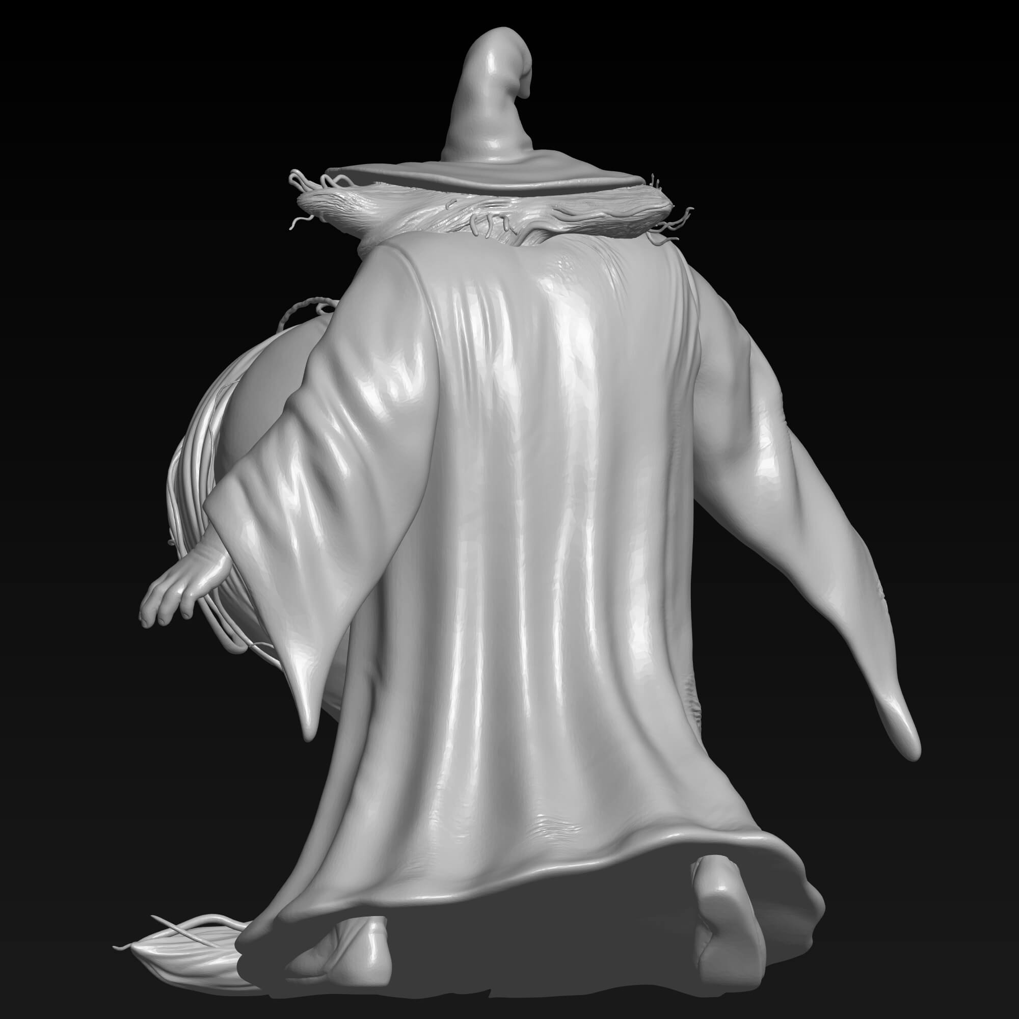 Warlock Wizard 3D STL File Minions and Monsters Animated 3D Model