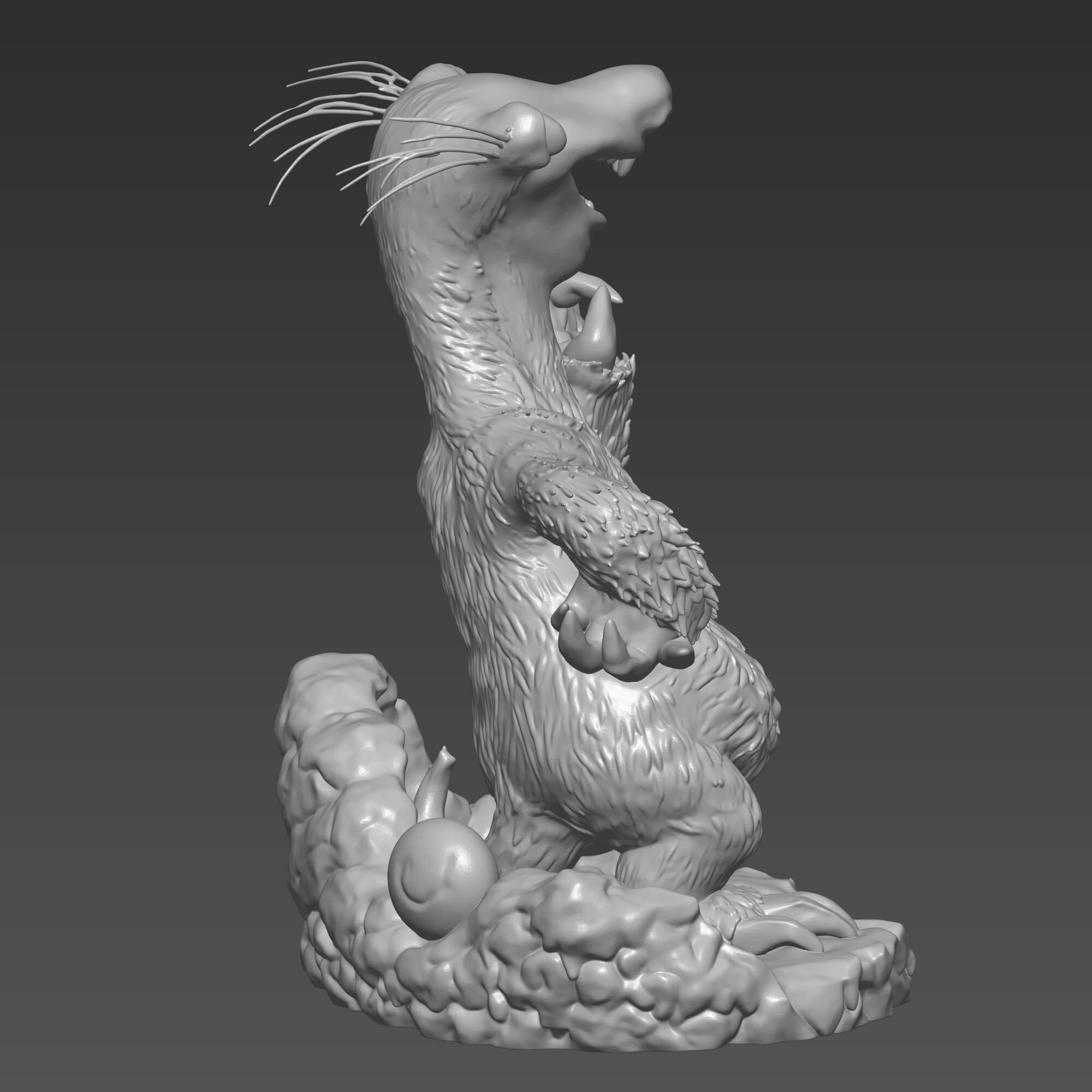 Ice Age Inspired Sid the Sloth 3D Print STL File 3D Model