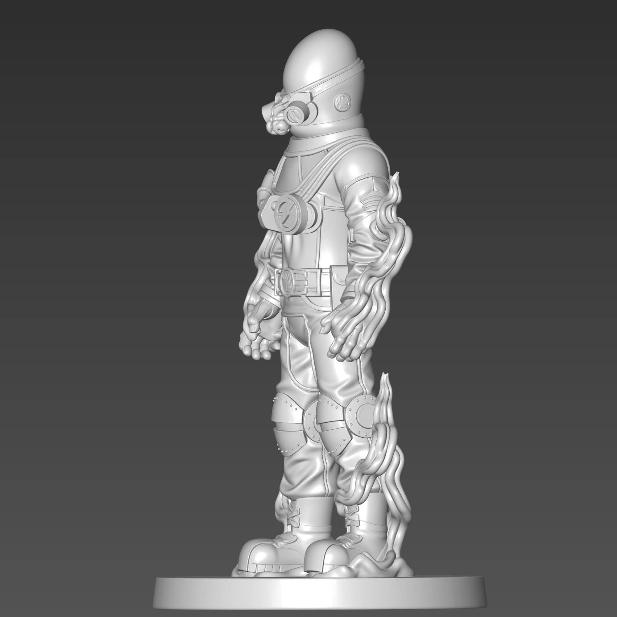 Johann Krauss 3D Print STL File - Hellboy Character Figurine 3D Model