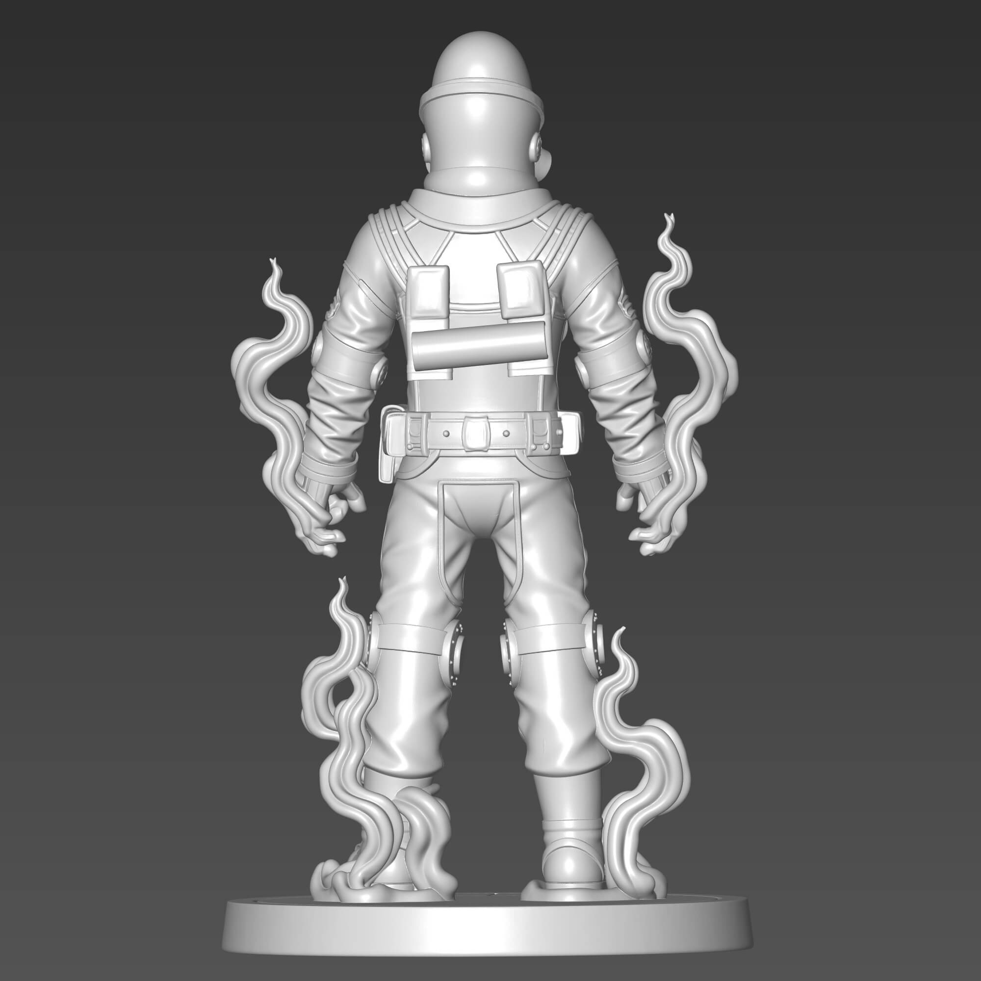 Johann Krauss 3D Print STL File - Hellboy Character Figurine 3D Model