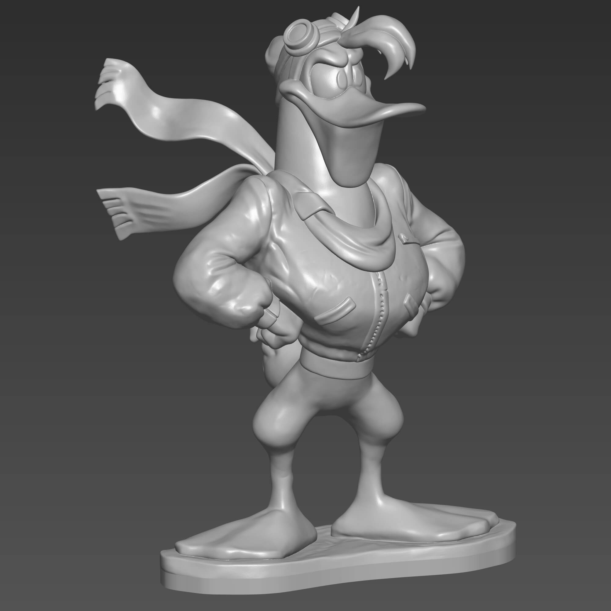Launchpad McQuack 3D Print Model Pilot Duck STL File 3D Model