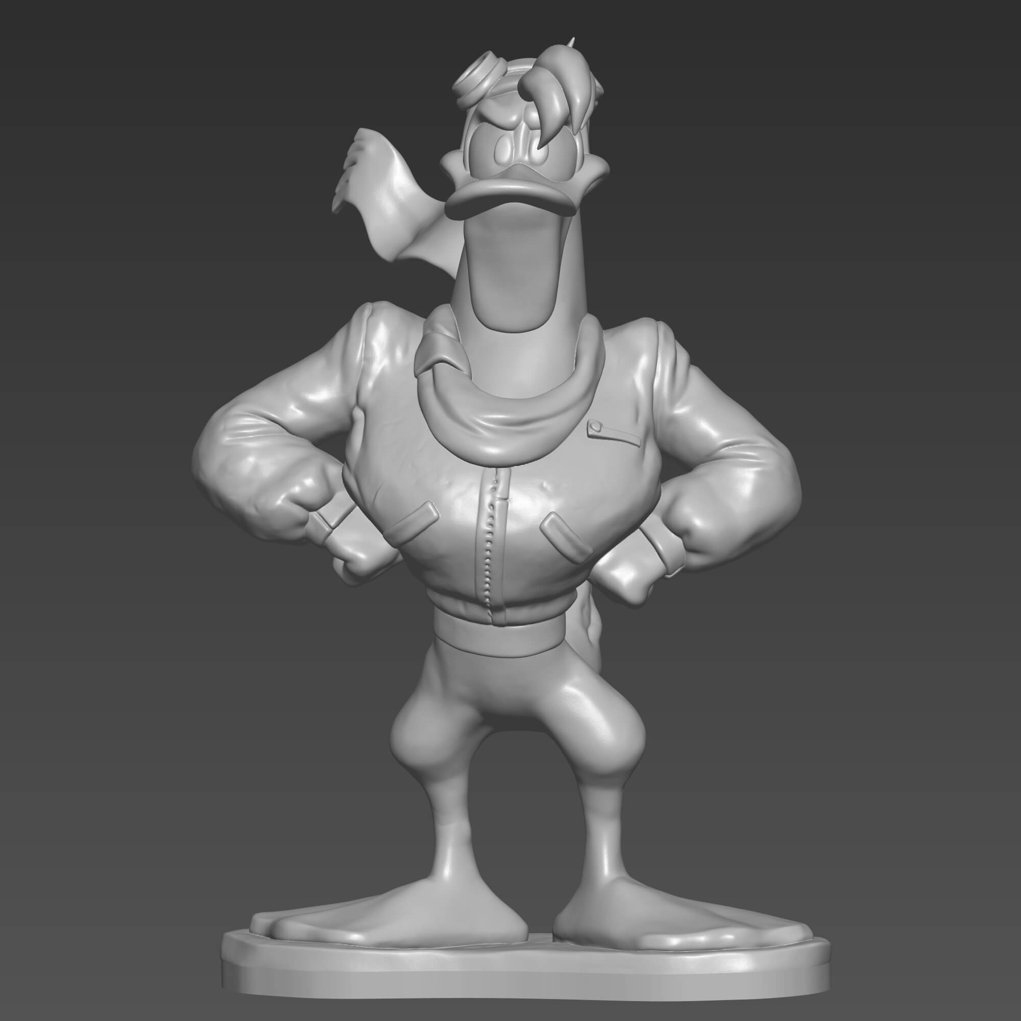 Launchpad McQuack 3D Print Model Pilot Duck STL File 3D Model