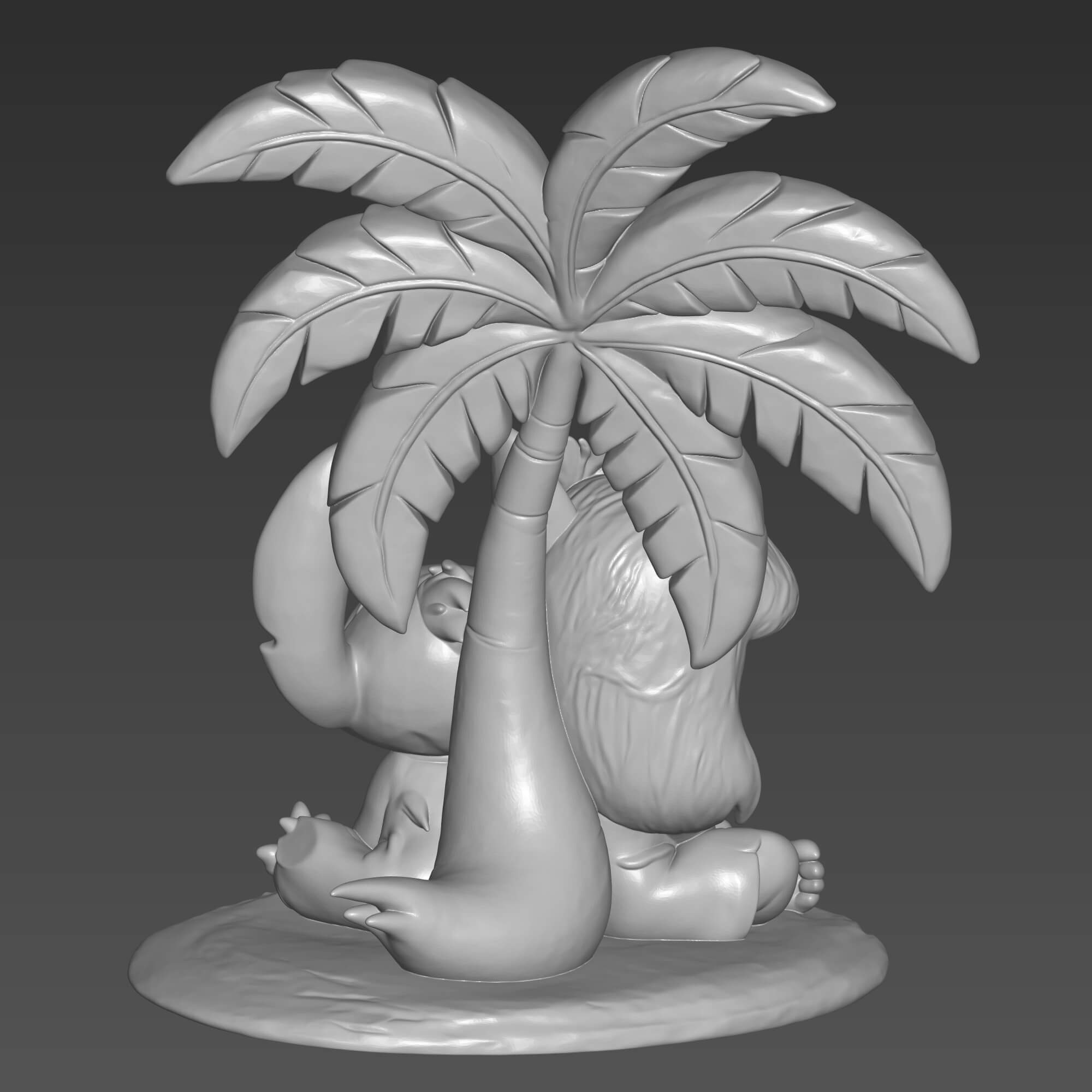 Lilo and Stitch 3D Print File Cute Stitch STL 3D Model