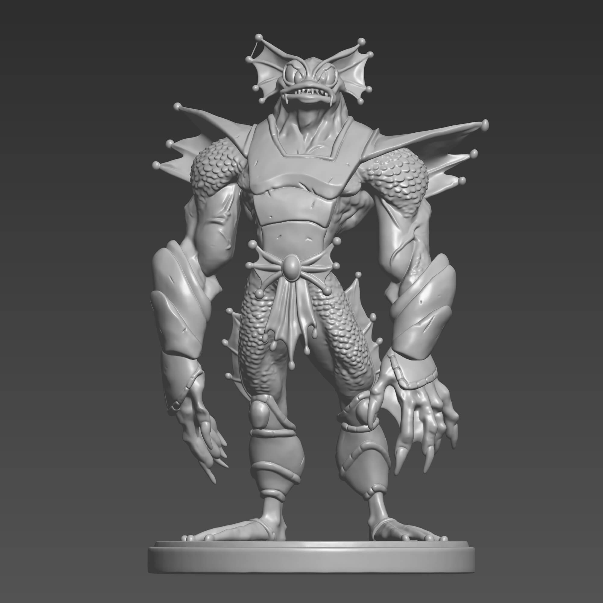 Merman 3D Print STL Masters of the Universe Mer-Man Figure 3D Model