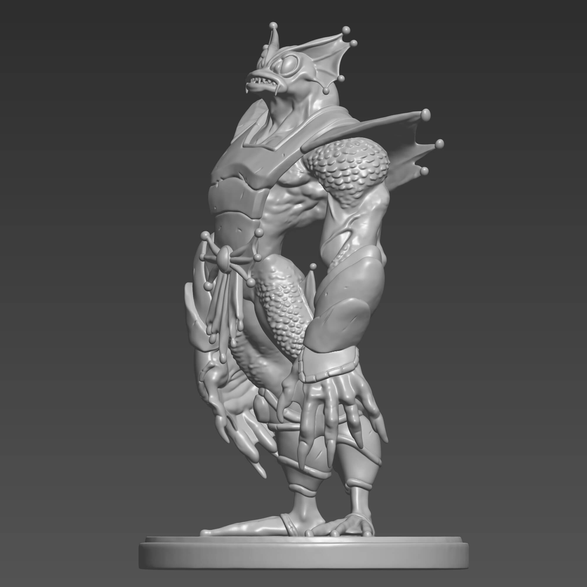 Merman 3D Print STL Masters of the Universe Mer-Man Figure 3D Model