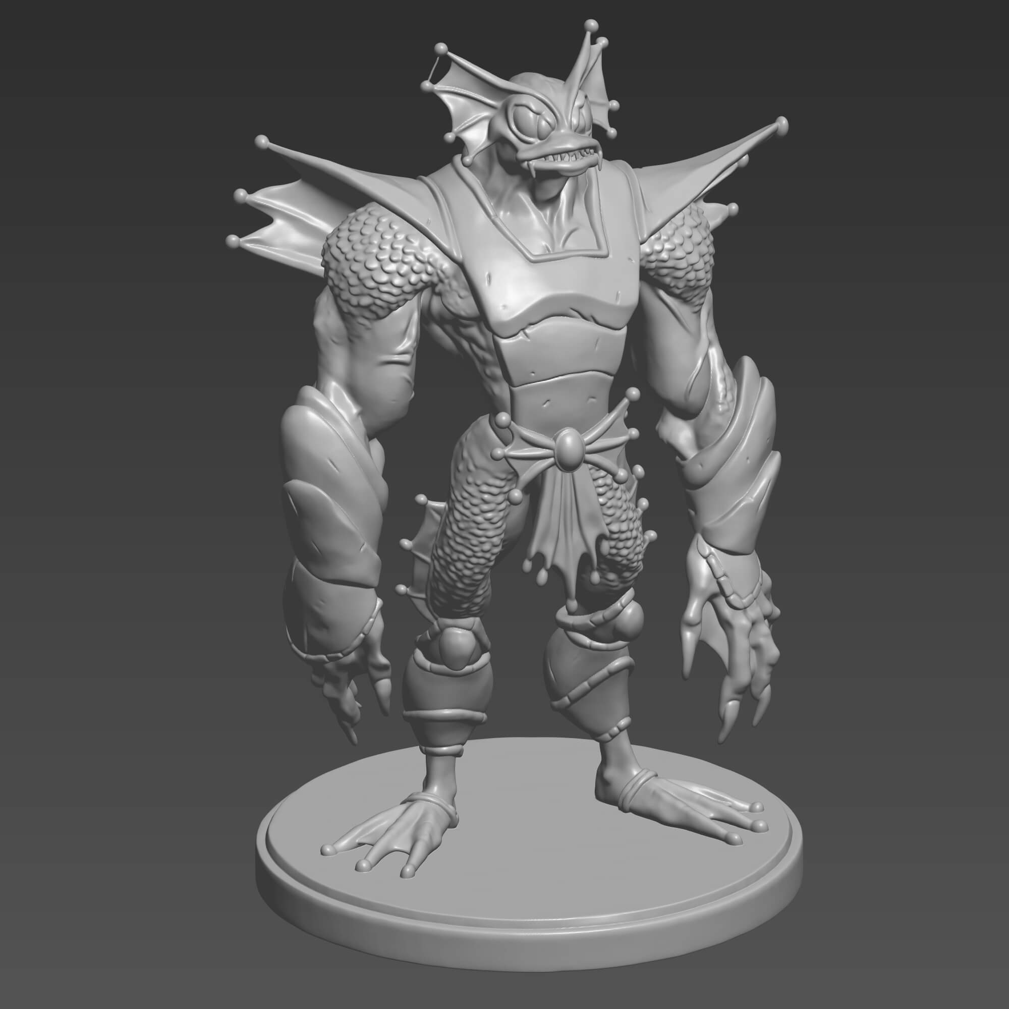 Merman 3D Print STL Masters of the Universe Mer-Man Figure 3D Model