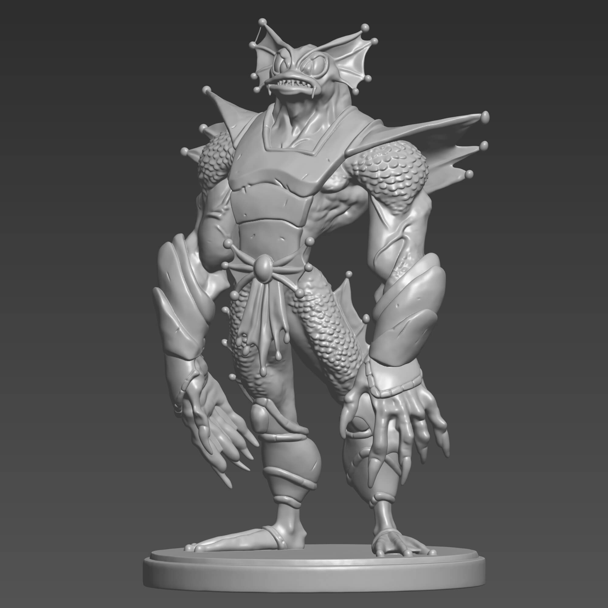 Merman 3D Print STL Masters of the Universe Mer-Man Figure 3D Model