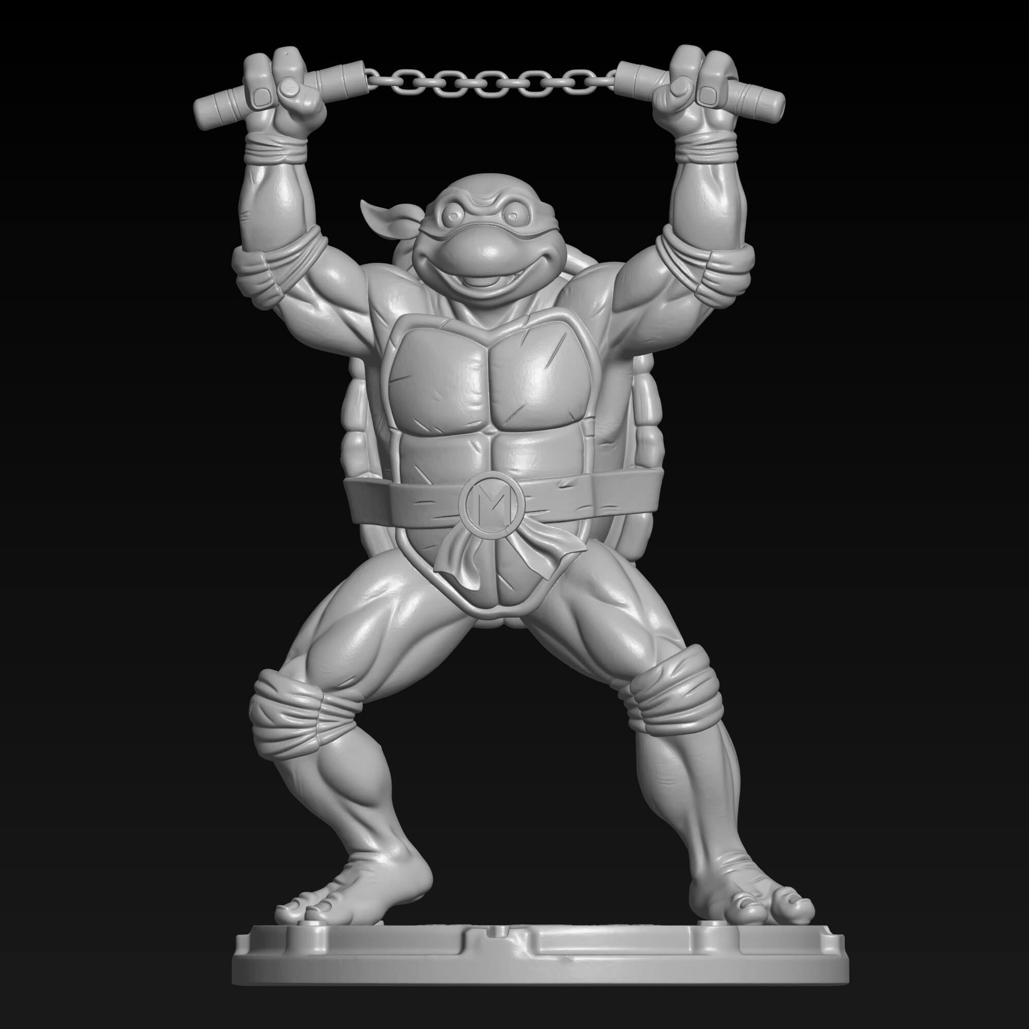 Michelangelo TMNT 3D STL File 3D Model