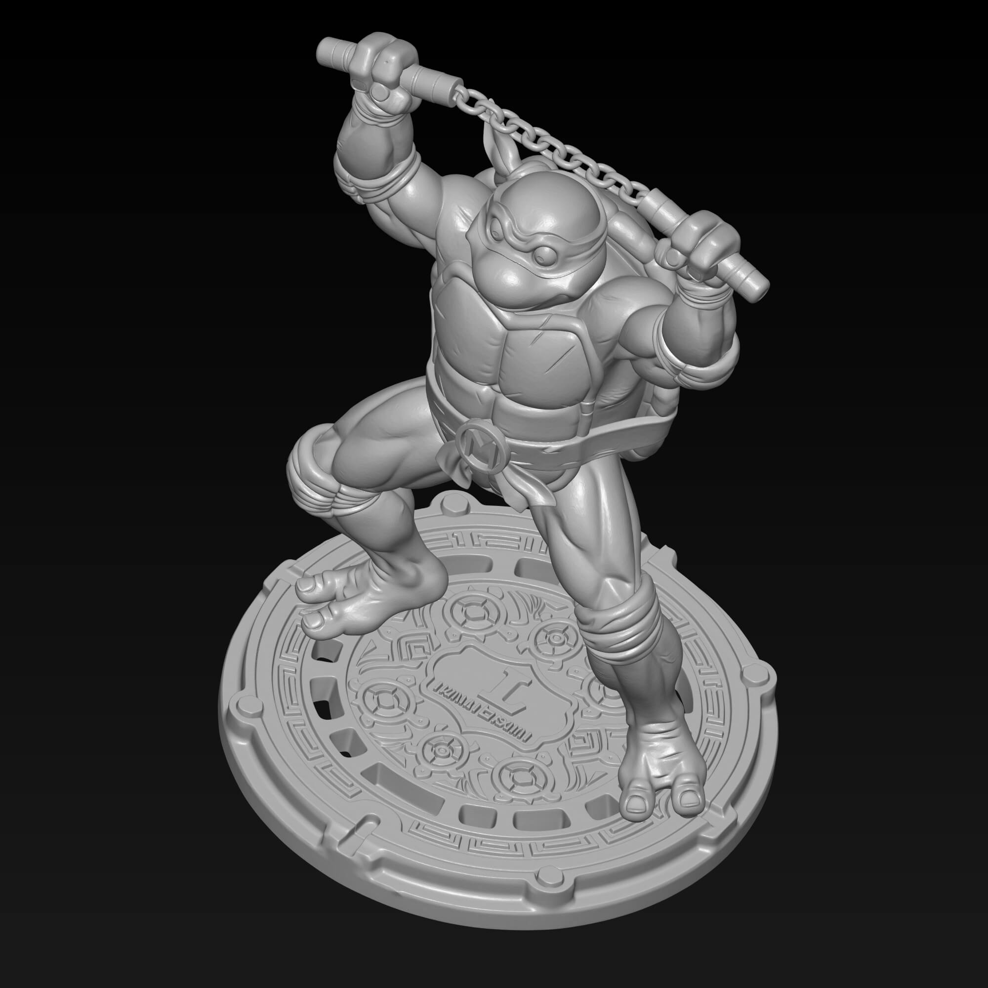 Michelangelo TMNT 3D STL File 3D Model