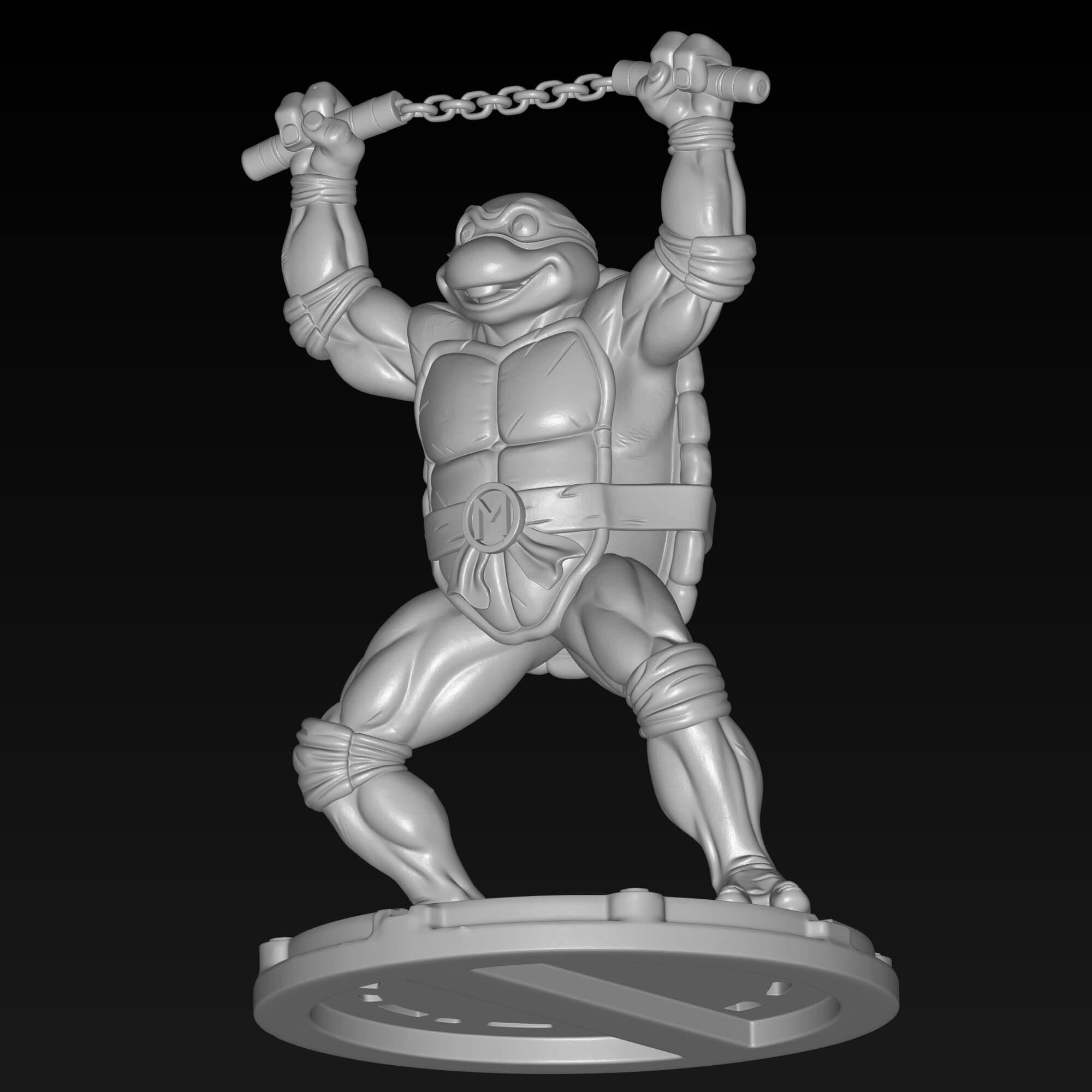 Michelangelo TMNT 3D STL File 3D Model