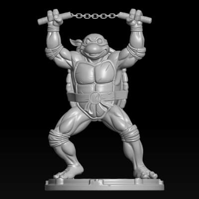 Michelangelo TMNT 3D STL File