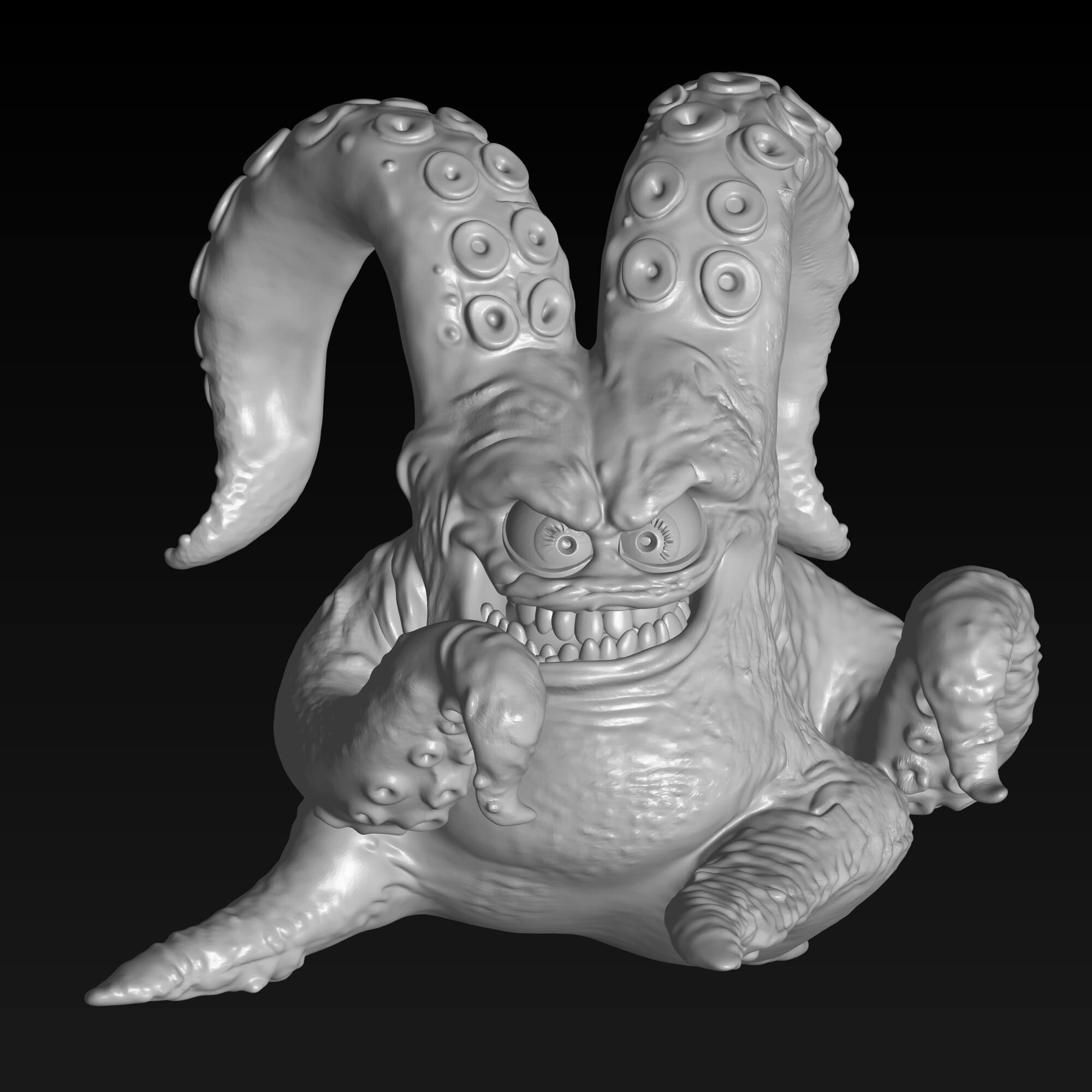Minions and Monsters Inc Style Howard STL File 3D Model