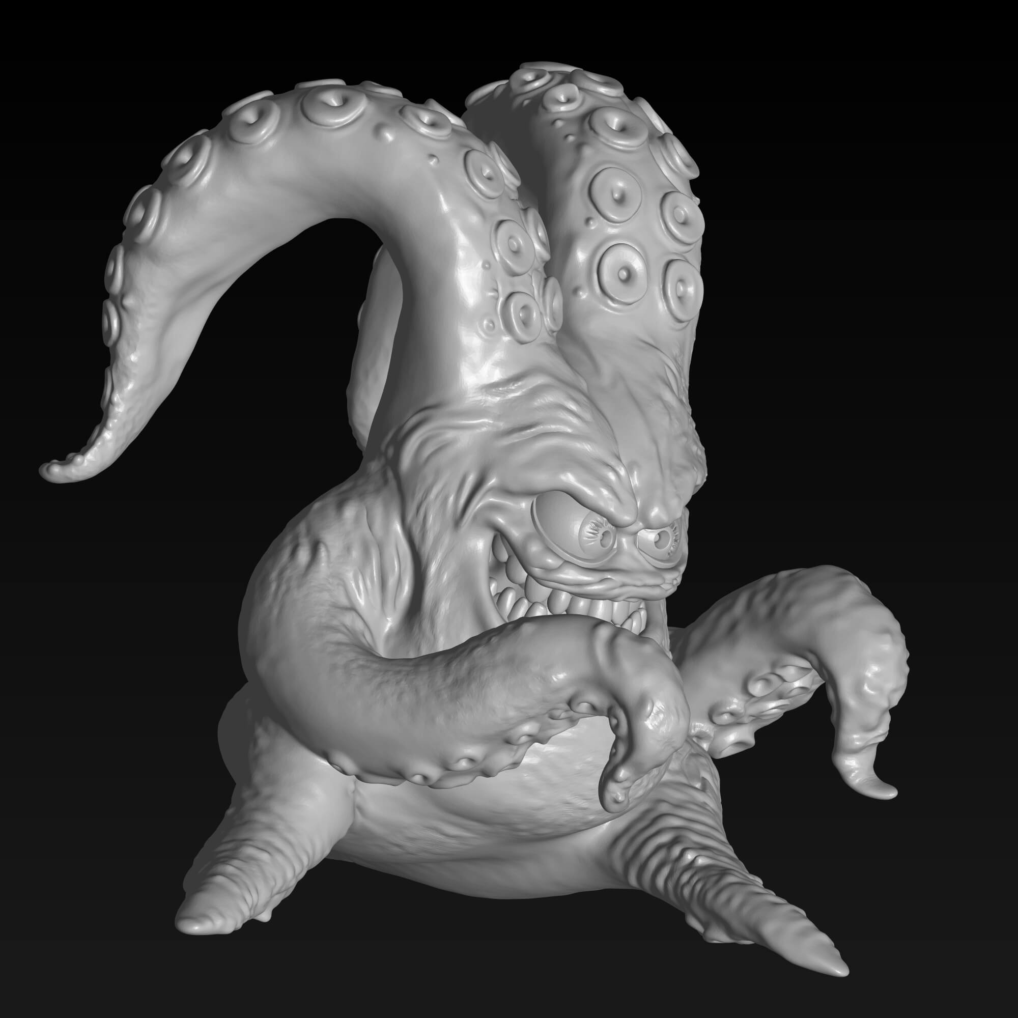 Minions and Monsters Inc Style Howard STL File 3D Model