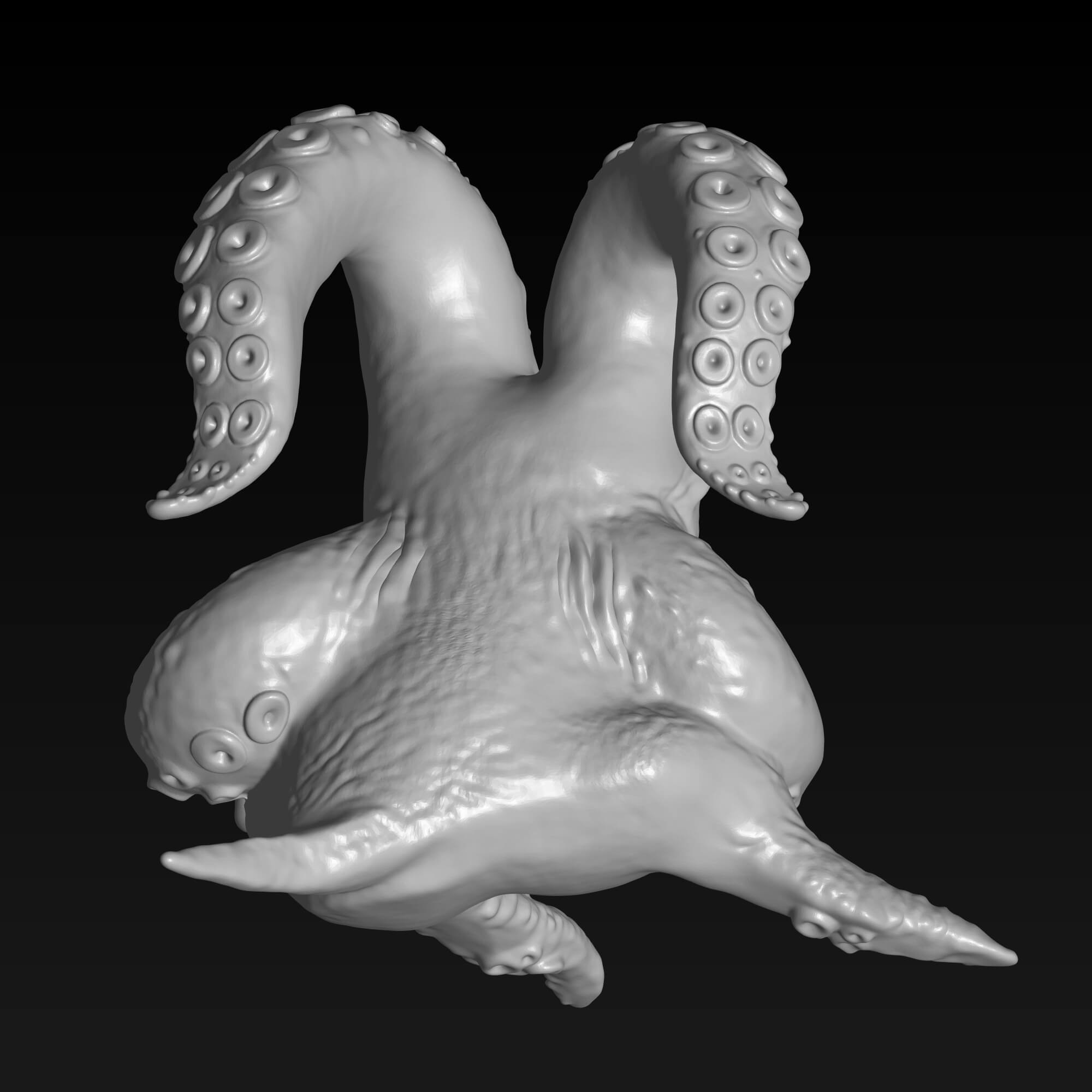 Minions and Monsters Inc Style Howard STL File 3D Model