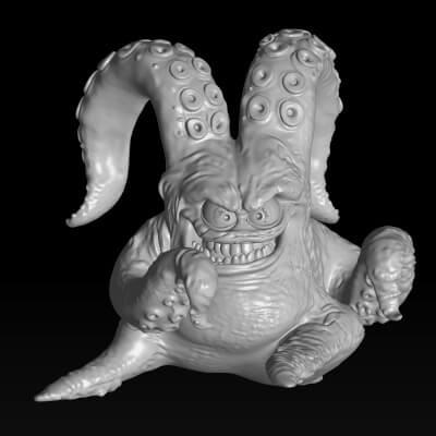 Minions and Monsters Inc Style Howard STL File