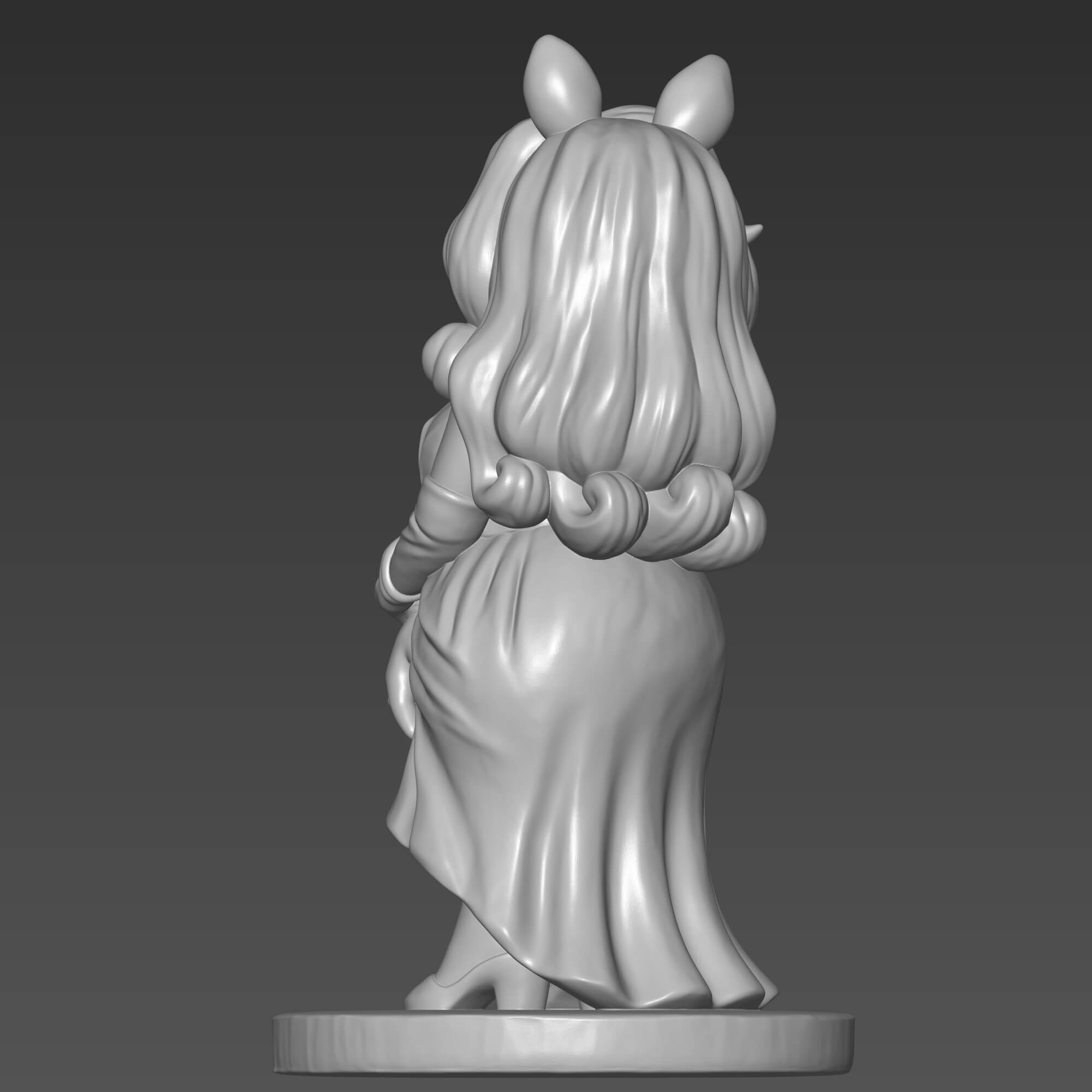 Miss Piggy 3D STL File for 3D Printing Muppets Piggy 3D Model