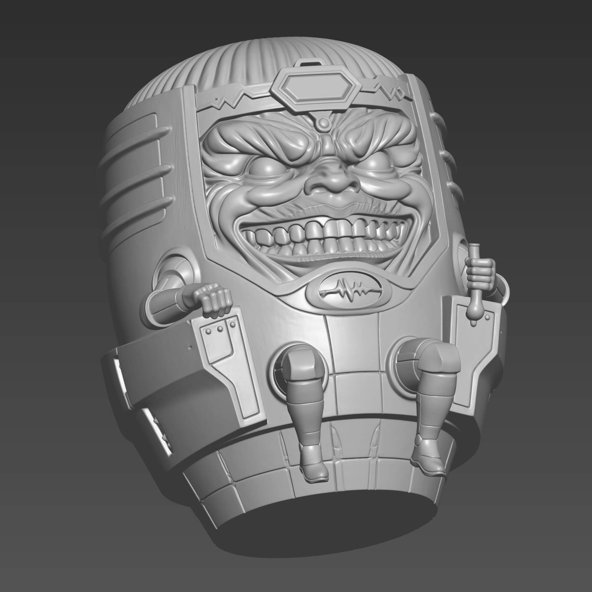 MODOK STL File for 3D Printing 3D Model