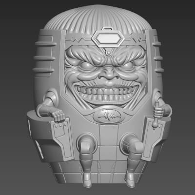 MODOK STL File for 3D Printing