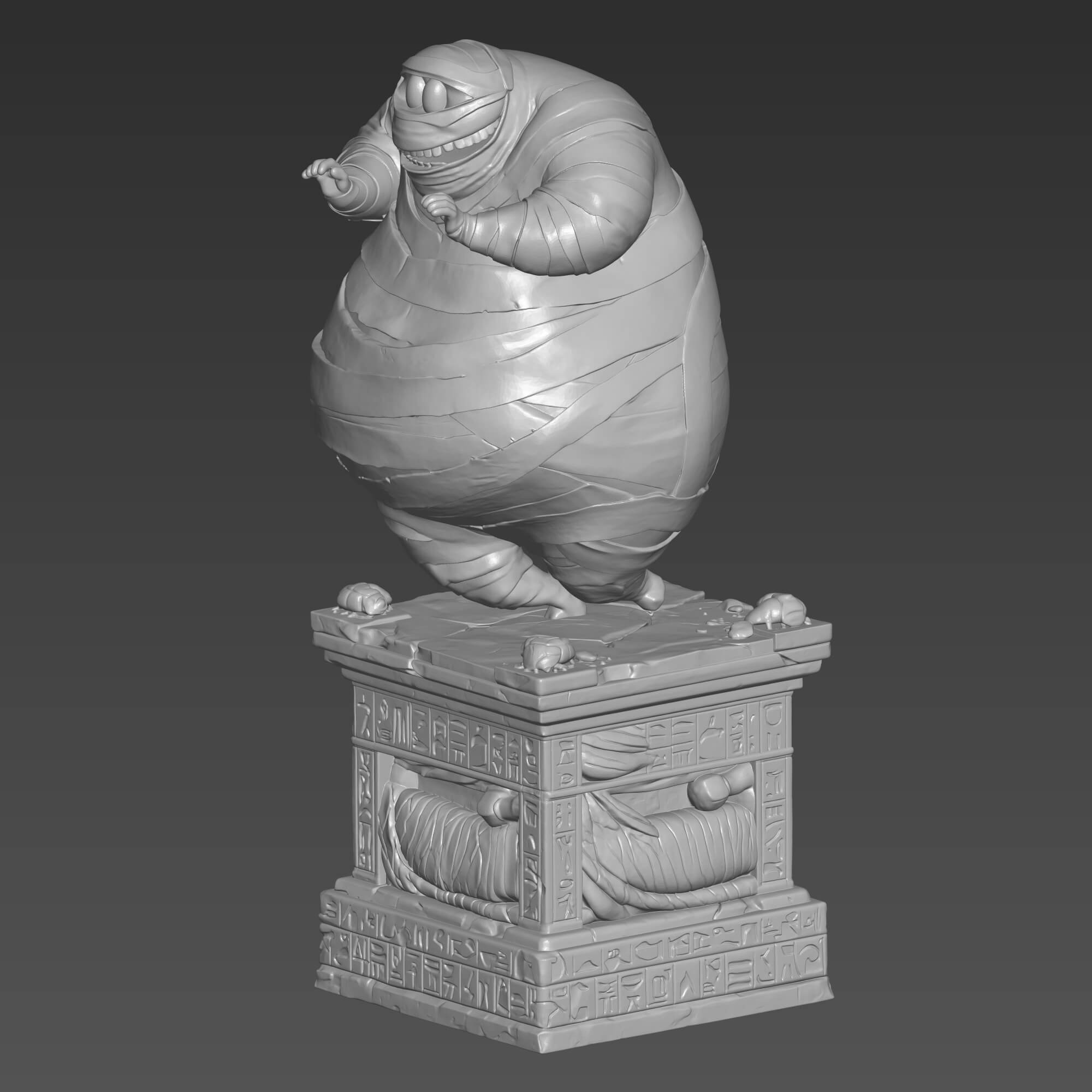 Murray the Mummy 3D STL File - Hotel Transylvania Figurine 3D Model