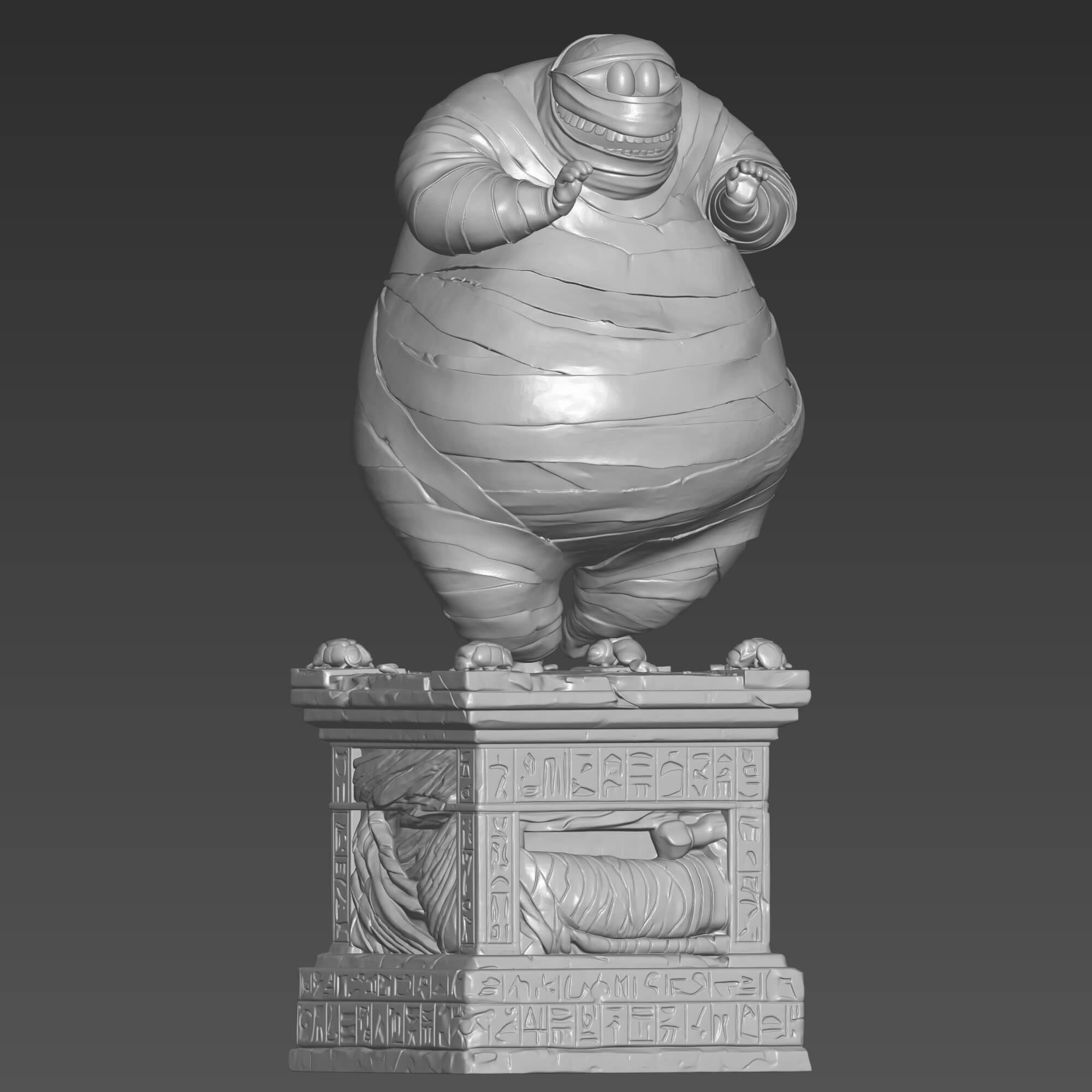 Murray the Mummy 3D STL File - Hotel Transylvania Figurine 3D Model