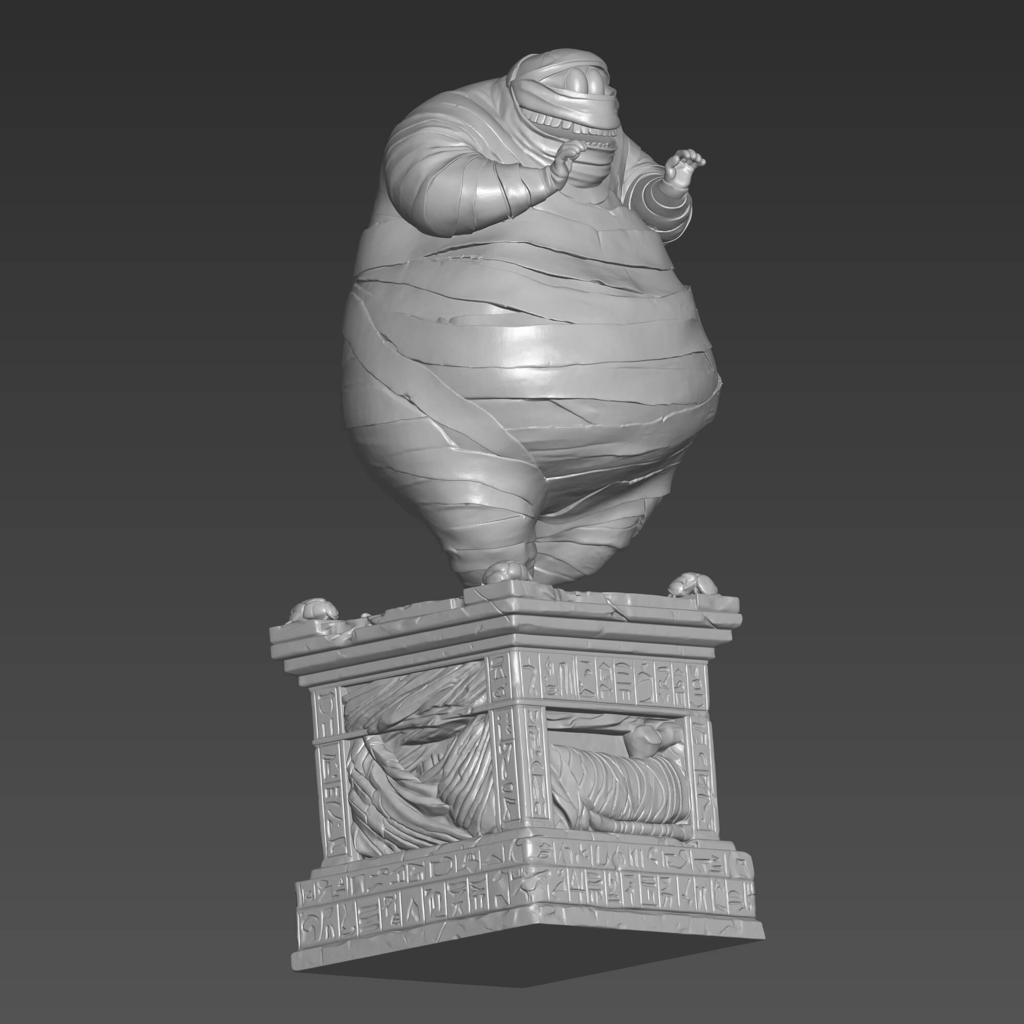 Murray the Mummy 3D STL File - Hotel Transylvania Figurine 3D Model