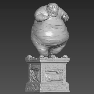 Murray the Mummy 3D STL File - Hotel Transylvania Figurine