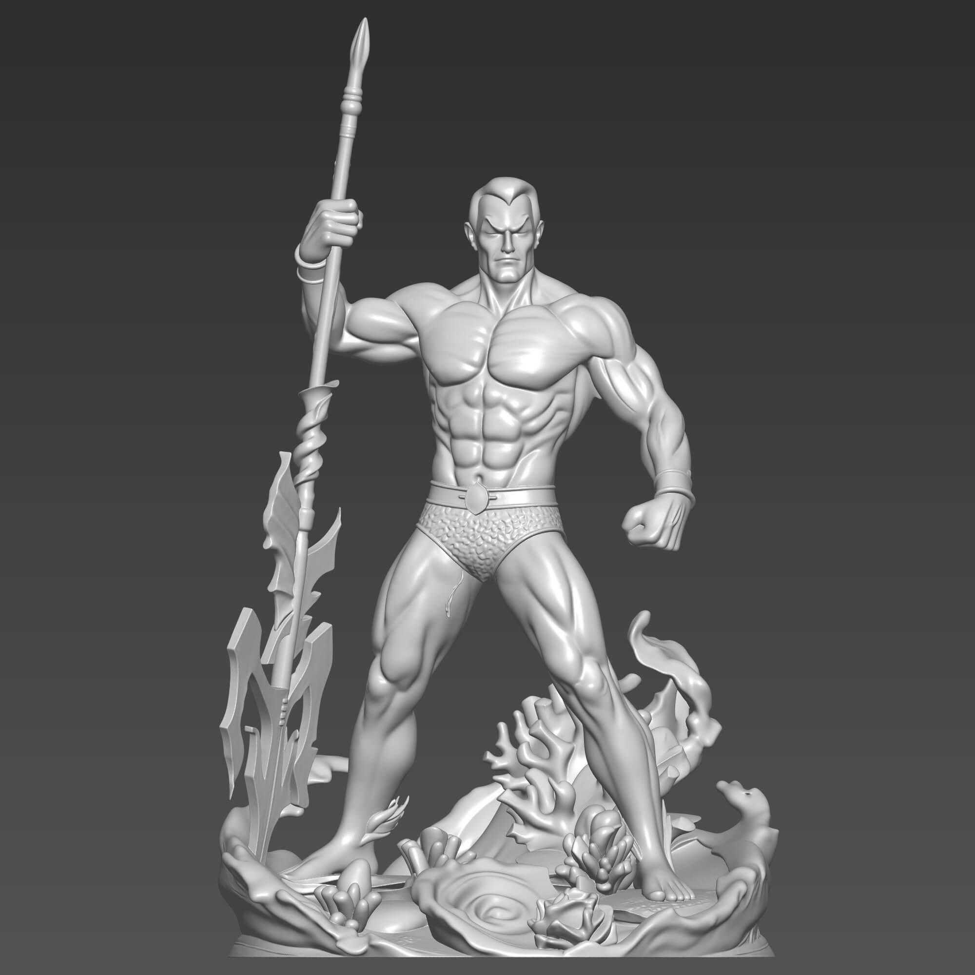Namor the Sub-Mariner 3D STL File King of Atlantis Figure 3D Model