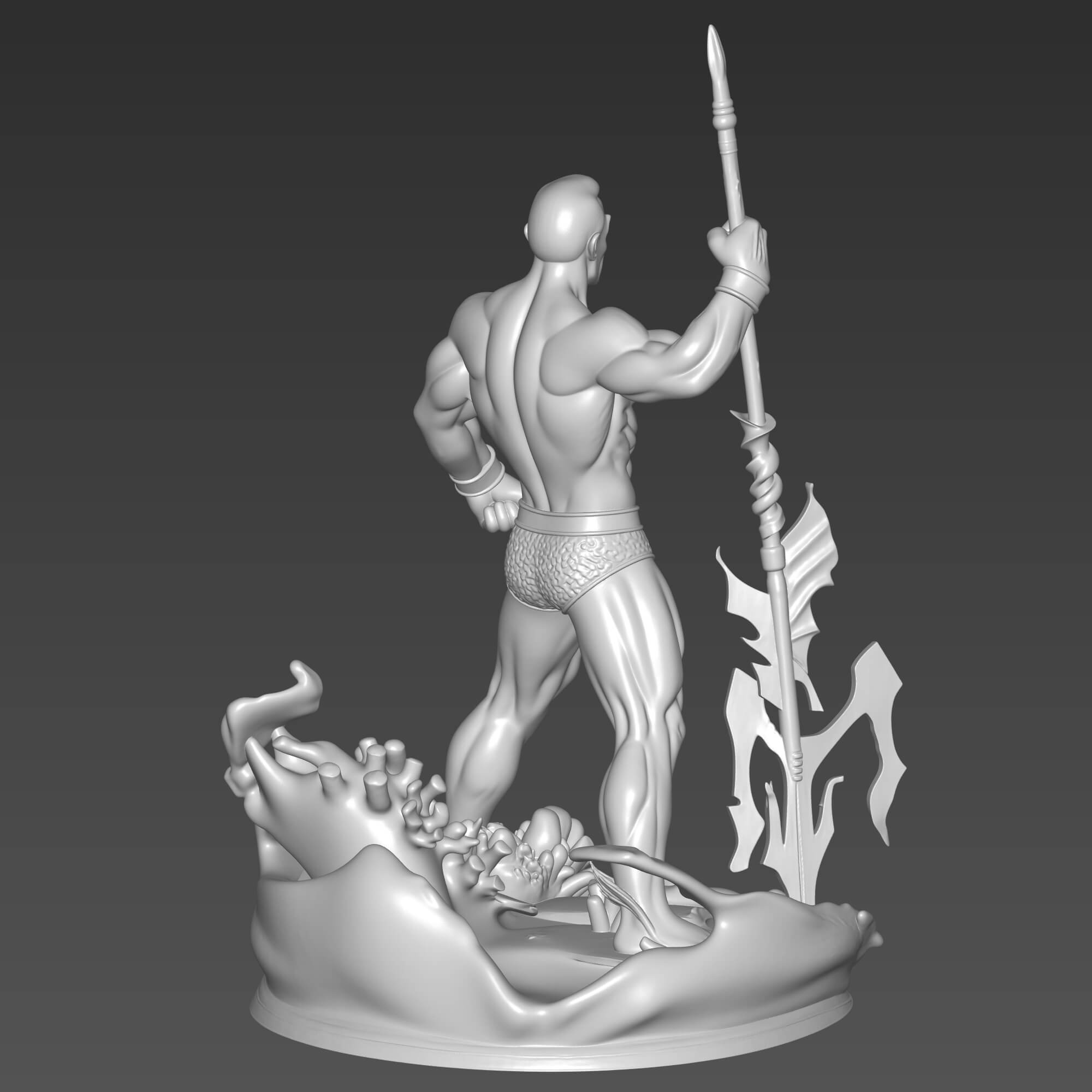 Namor the Sub-Mariner 3D STL File King of Atlantis Figure 3D Model