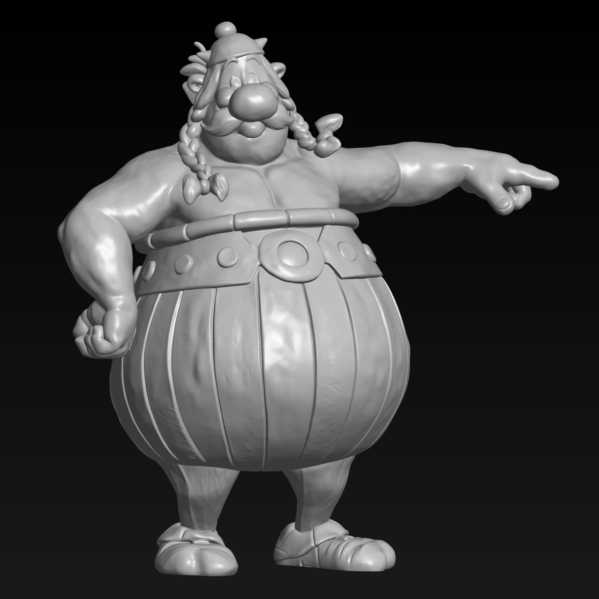 Obelix 3D STL File for 3D Printing 3D Model