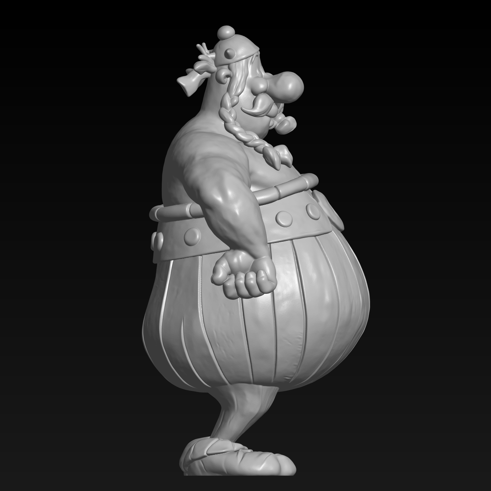 Obelix 3D STL File for 3D Printing 3D Model
