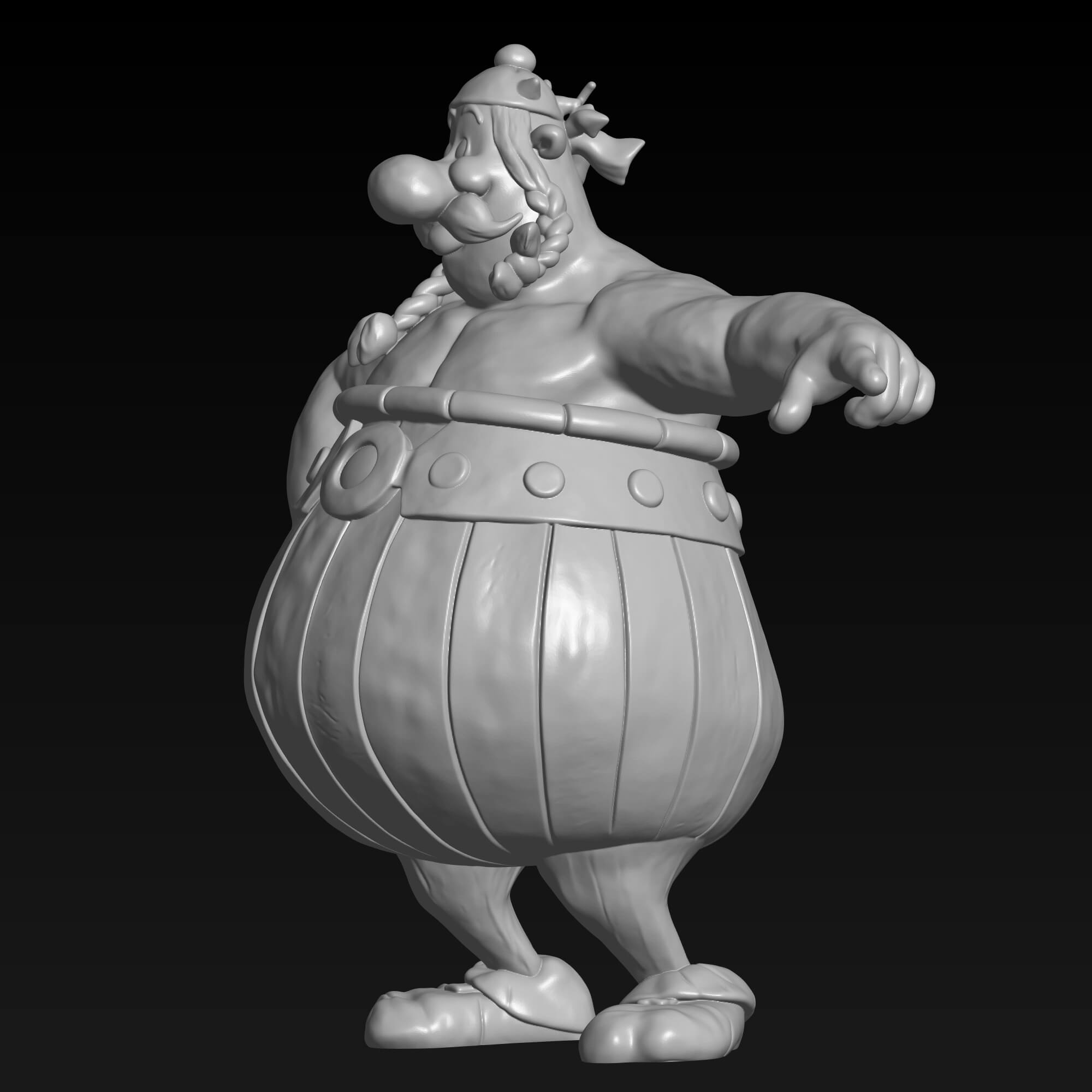 Obelix 3D STL File for 3D Printing 3D Model