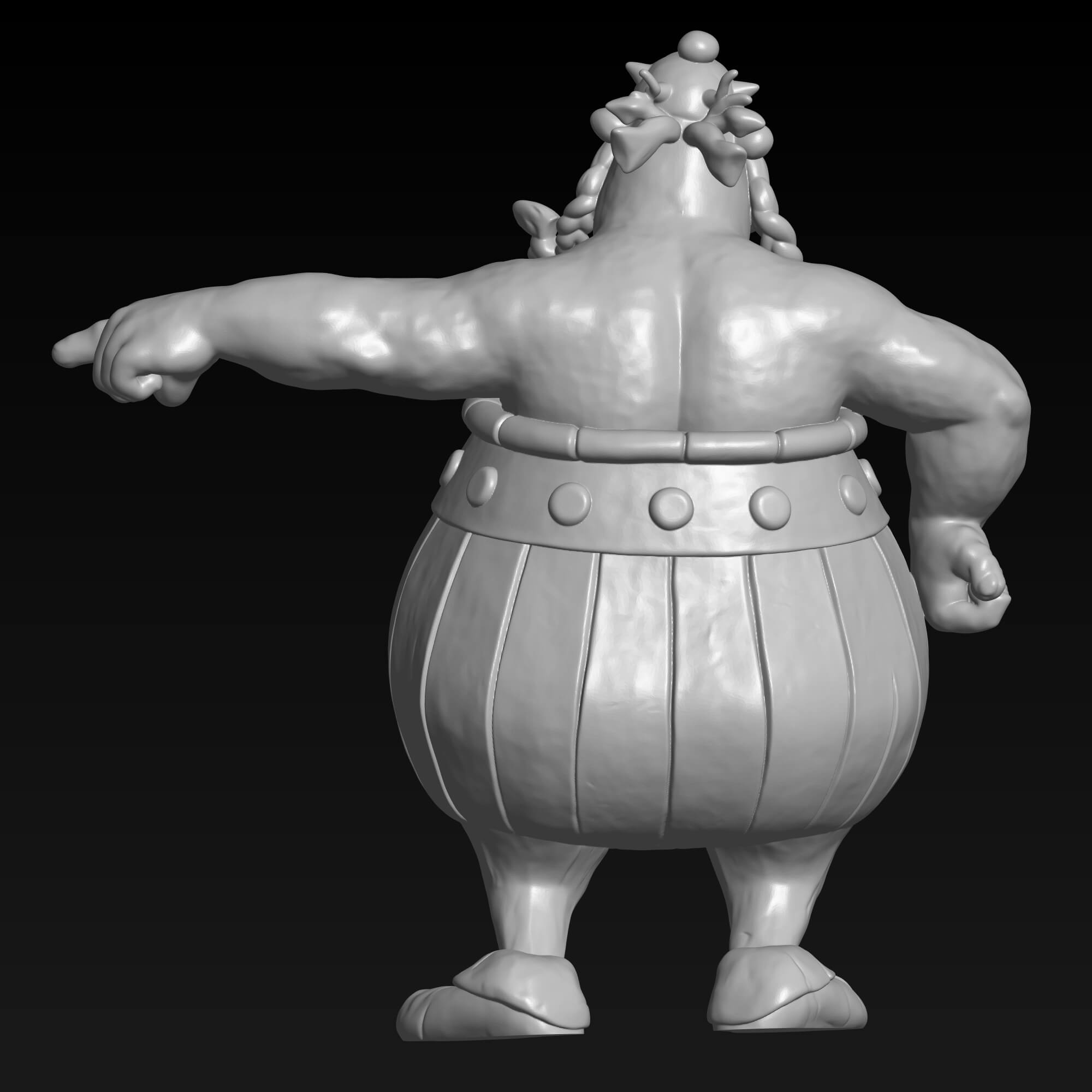 Obelix 3D STL File for 3D Printing 3D Model