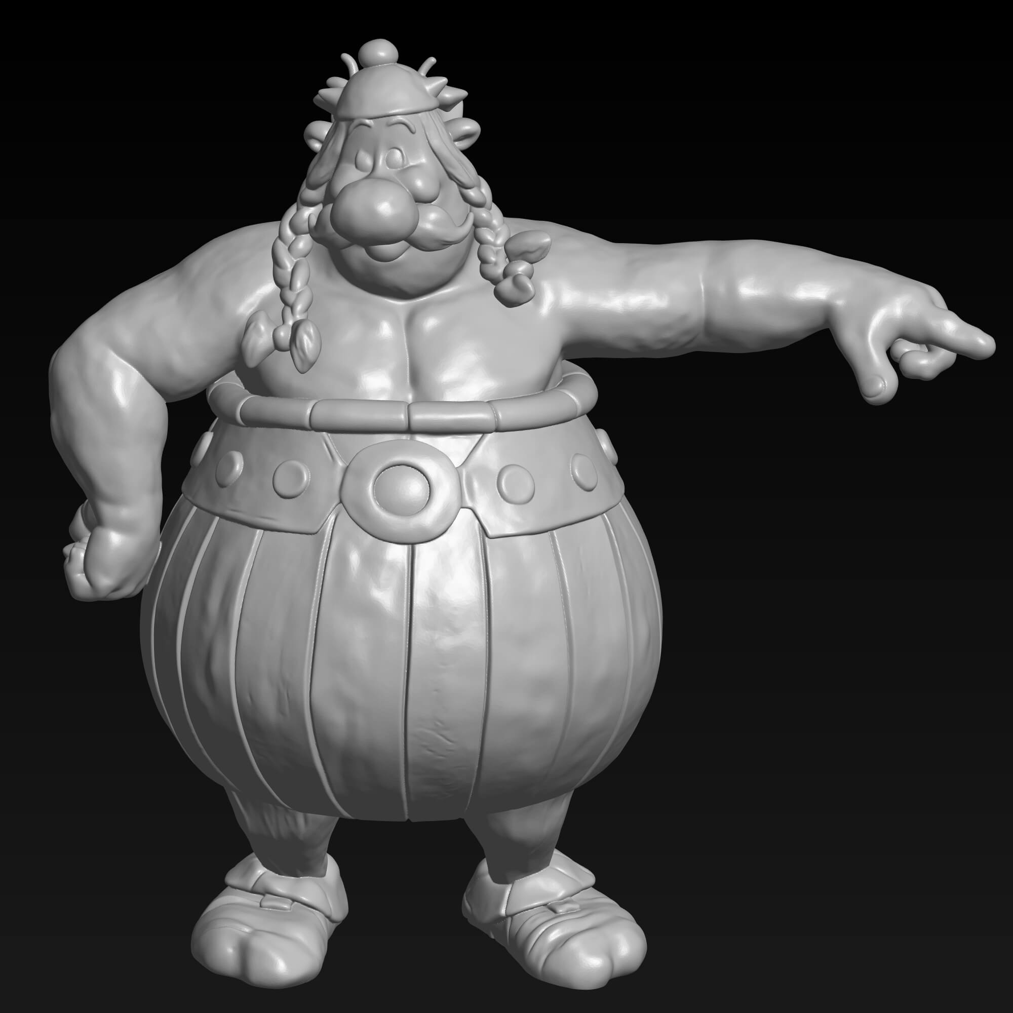 Obelix 3D STL File for 3D Printing 3D Model