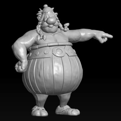 Obelix 3D STL File for 3D Printing