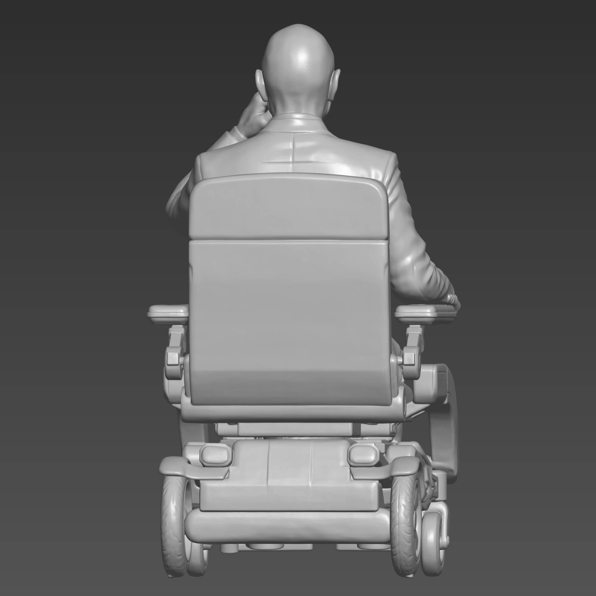 Professor X 3D STL File Charles Xavier Marvel Figure 3D Model
