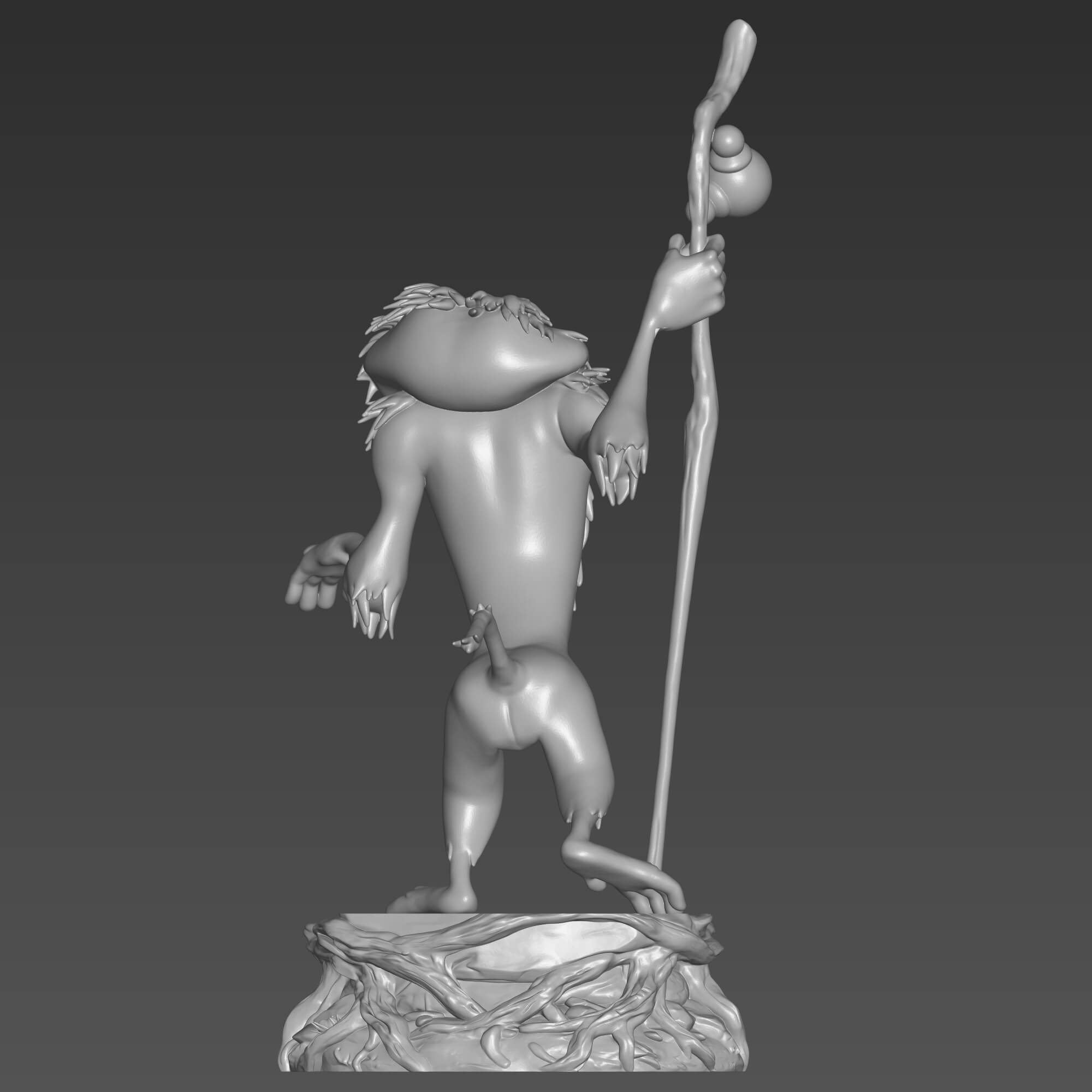 Rafiki STL File for 3D Printing Wise Shaman Monkey 3D Model 3D Model