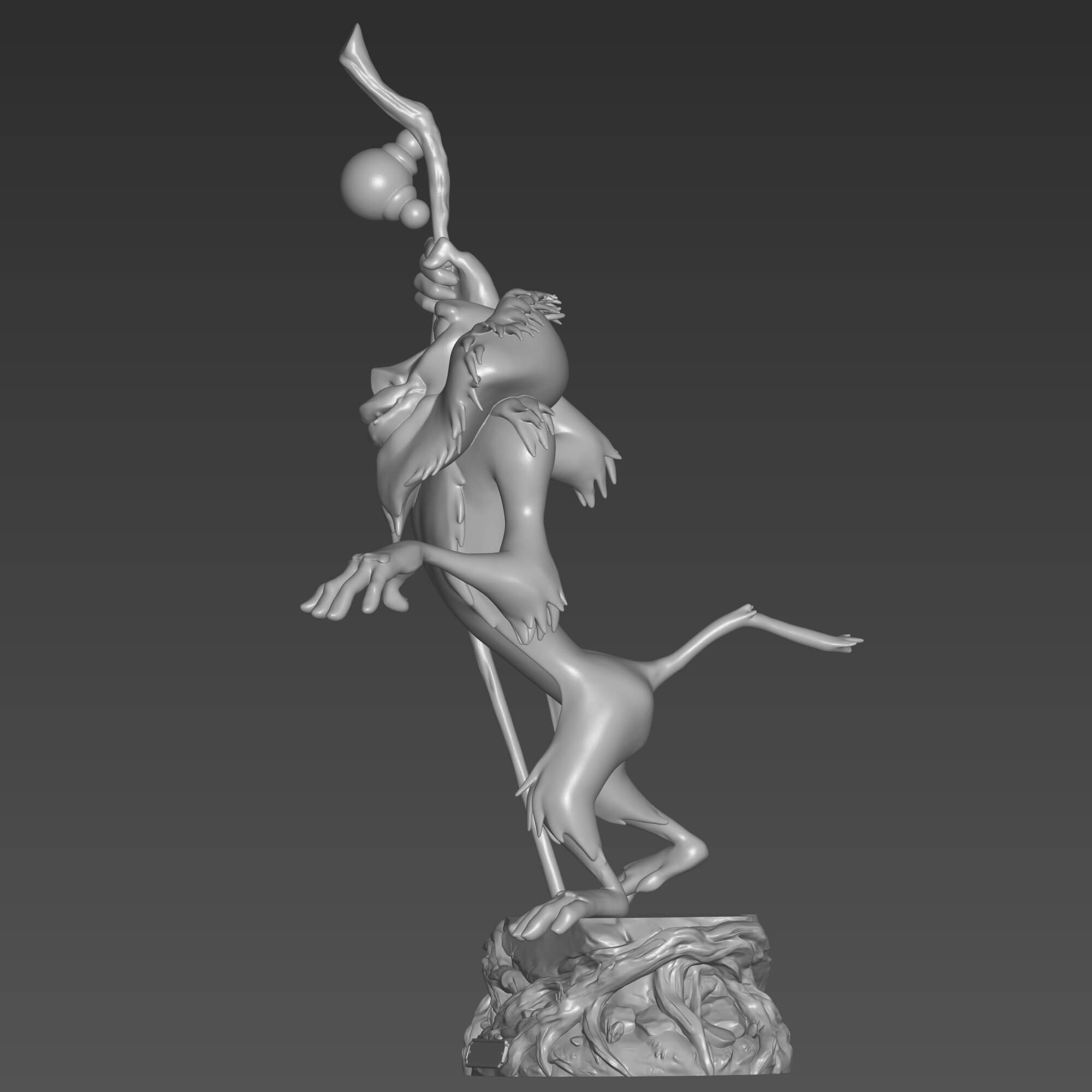 Rafiki STL File for 3D Printing Wise Shaman Monkey 3D Model 3D Model