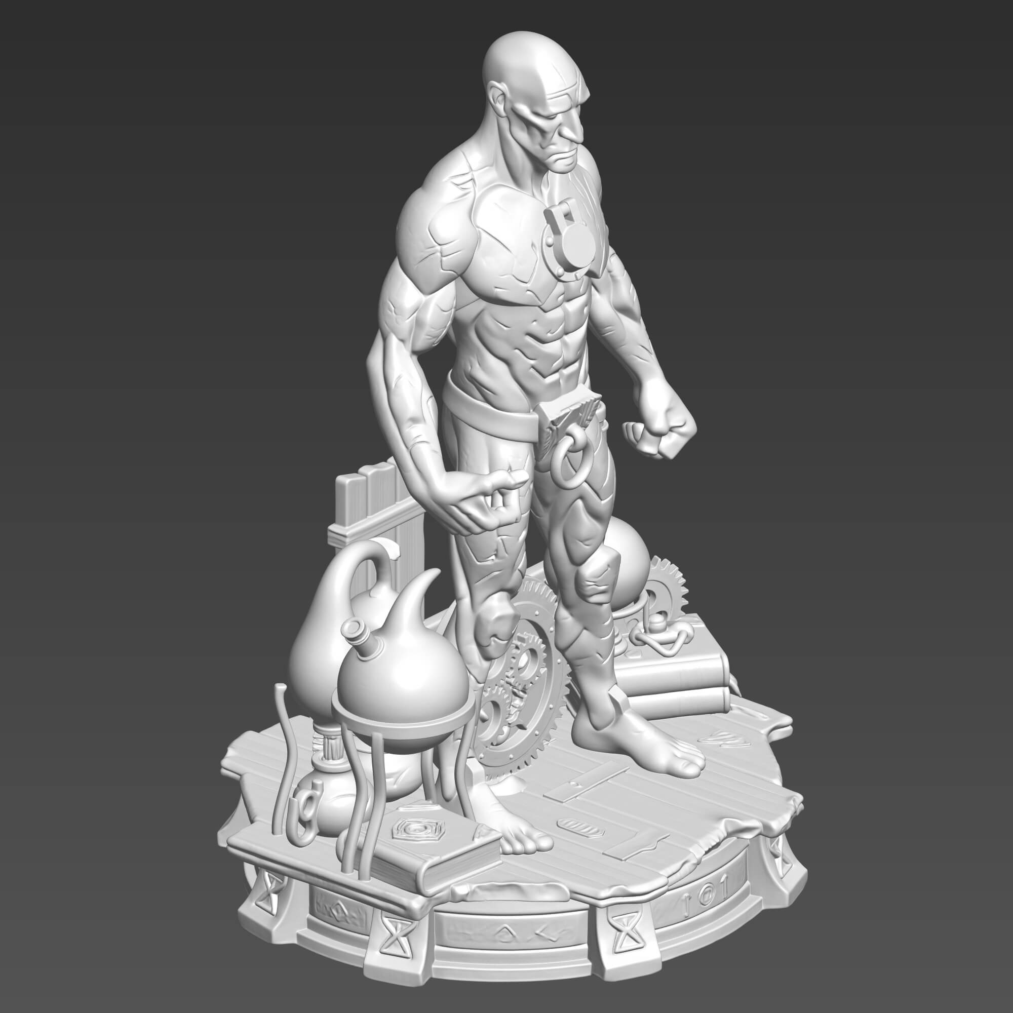 Roger the Homunculus 3D STL File High Hellboy FanArt 3D Model