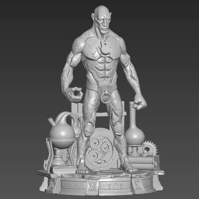 Roger the Homunculus 3D STL File High Hellboy FanArt