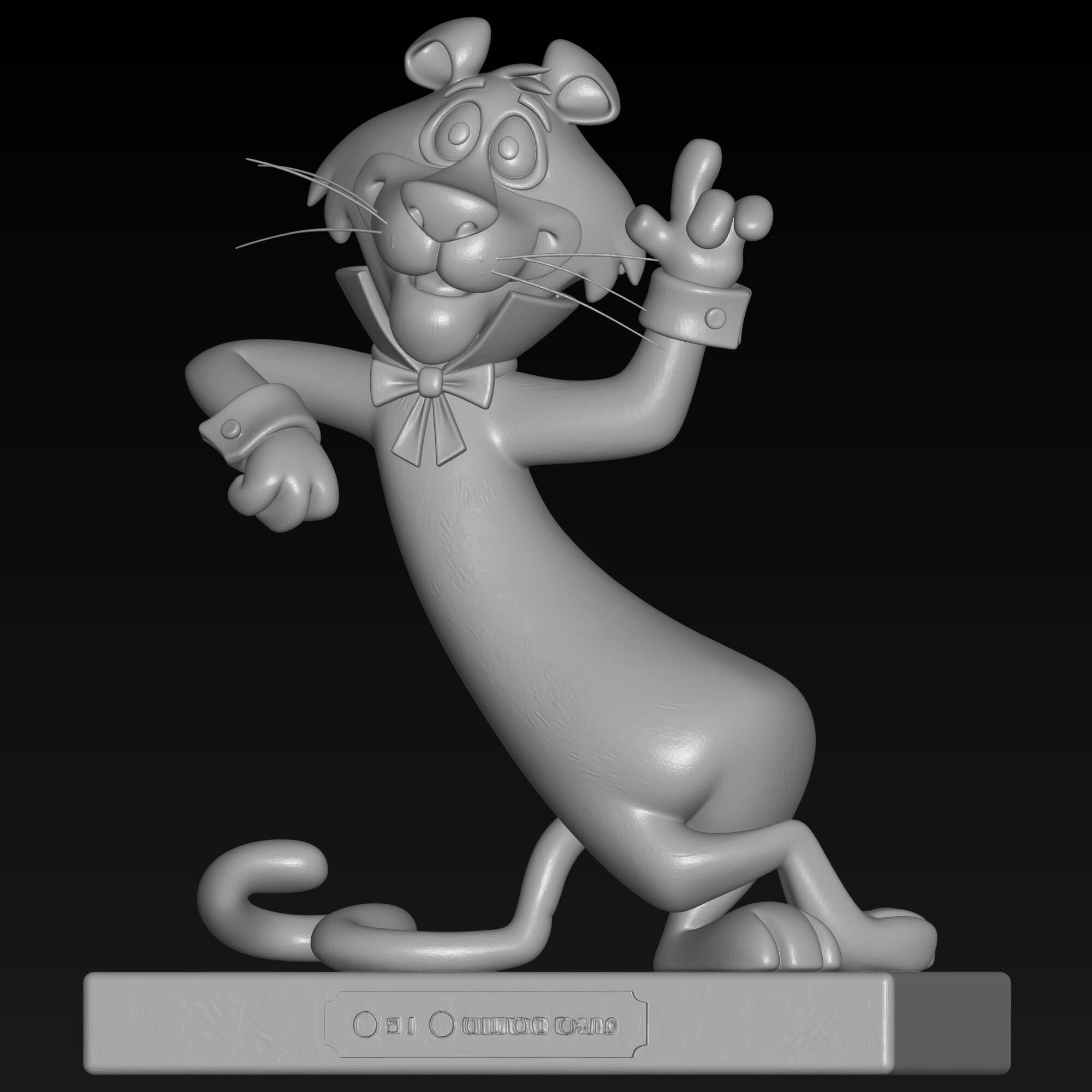Snagglepuss 3D STL File Retro Hanna Barbera Miniature 3D Model