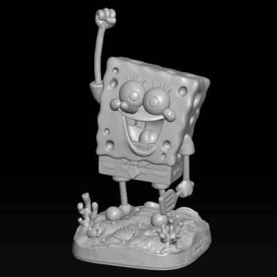 SpongeBob SquarePants 3D Printing STL File Digital Download