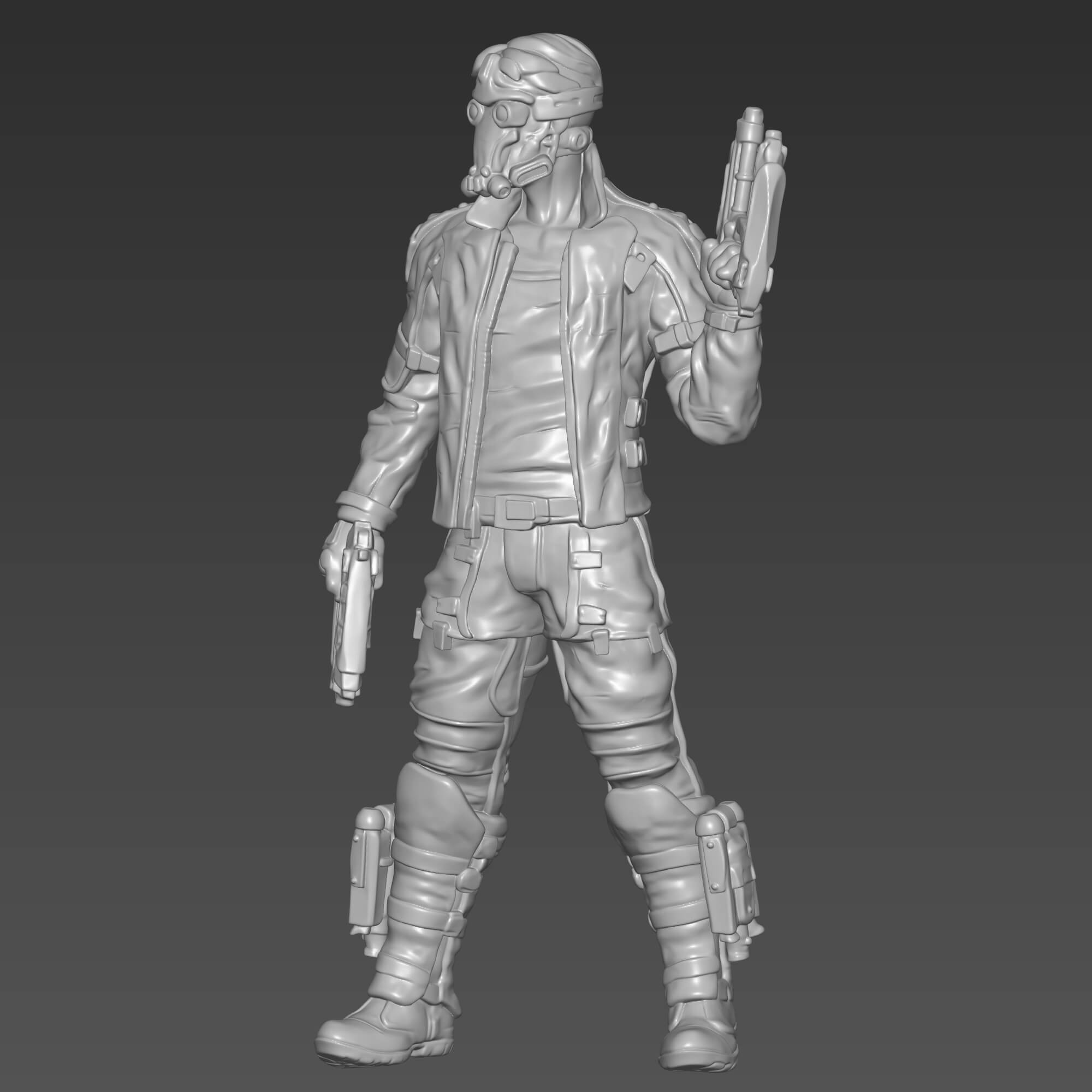 Star-Lord 3D STL File High Detail Galactic Hero 3D Model
